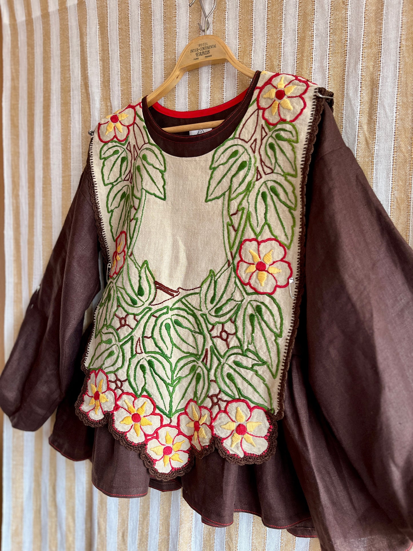 Antique Table Runner Mini Dress