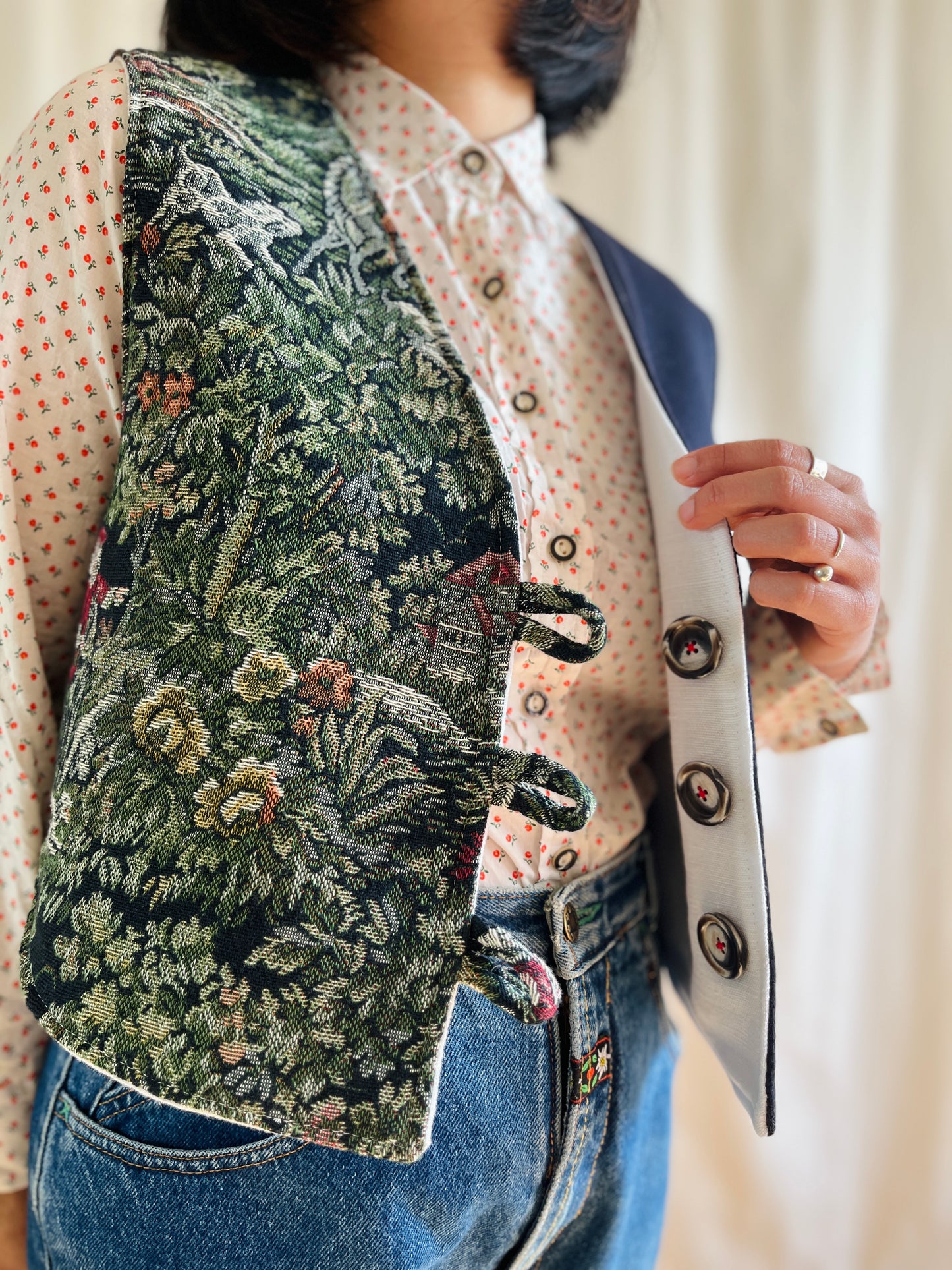 👒 Victorian hunting reversible waistcoat