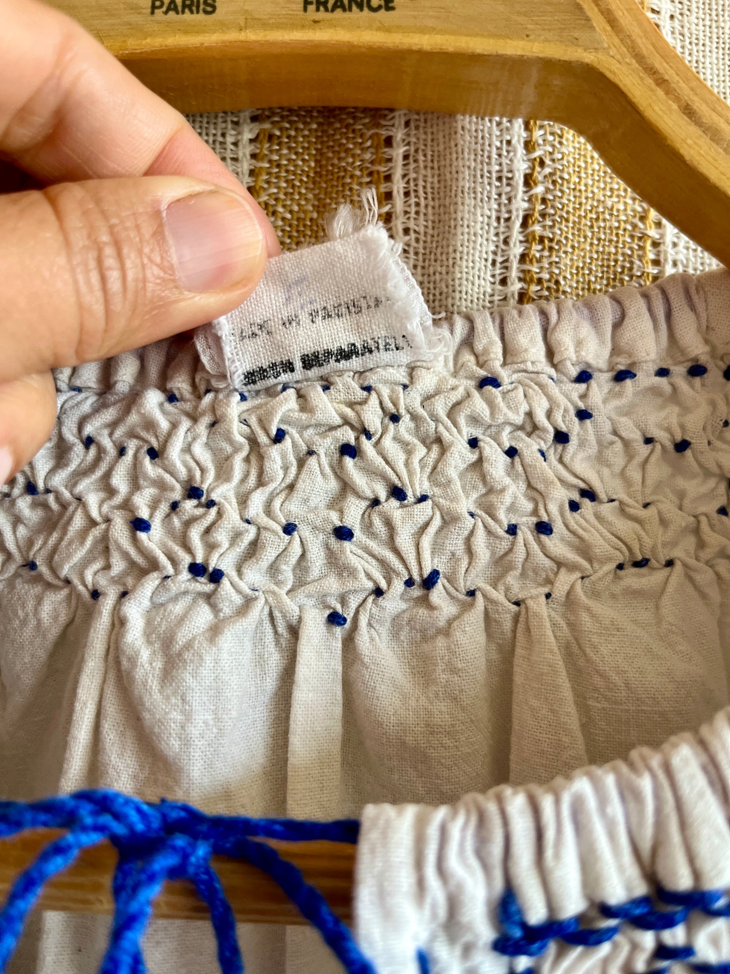 70s Vintage Romanian Folk Hand embroidered Blouse
