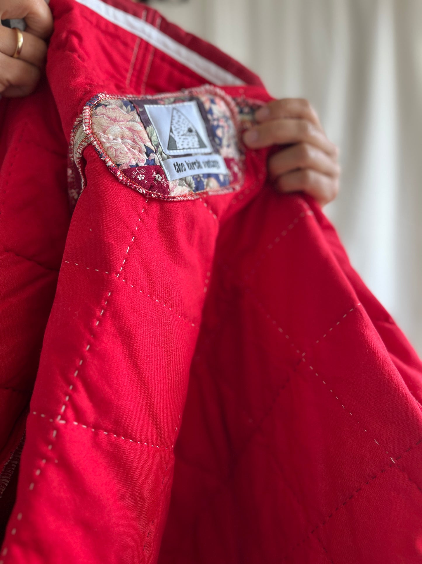 🏵️ Vintage Hand quilt Bomber Jacket