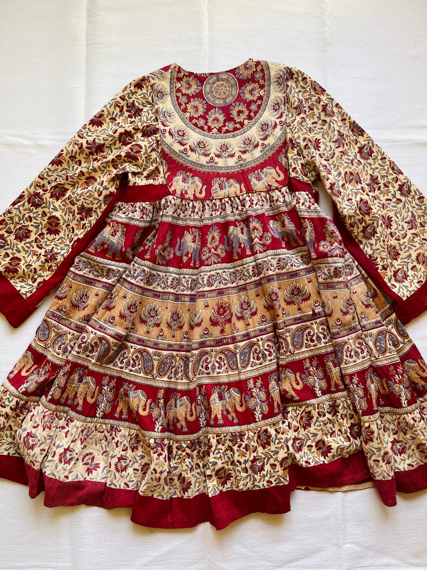 Repurposed Circular Goddess Dress