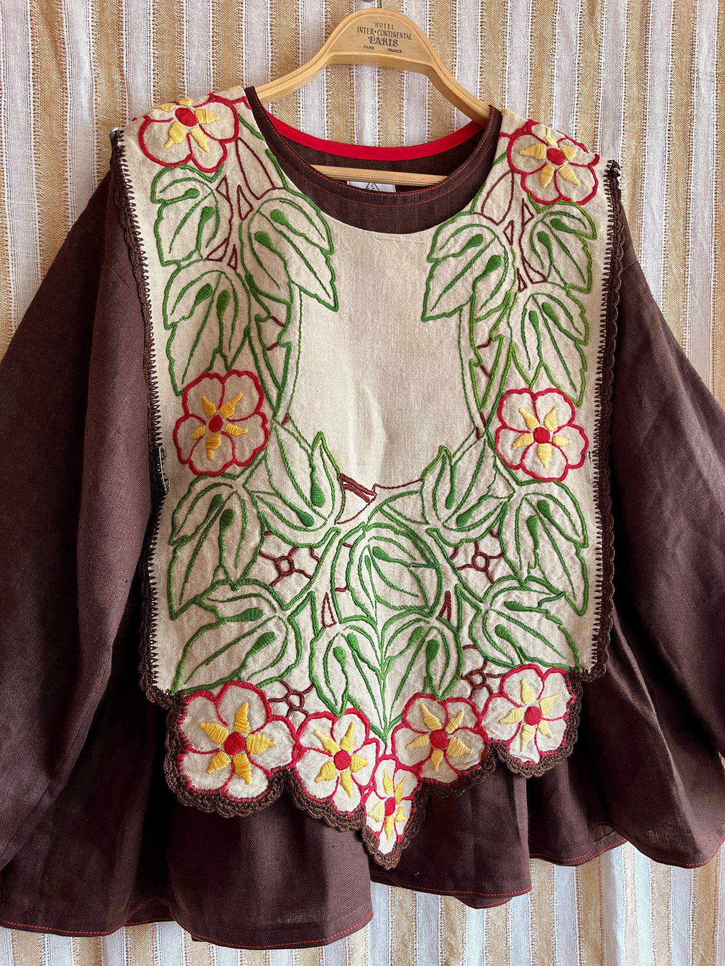 Antique Table Runner Mini Dress