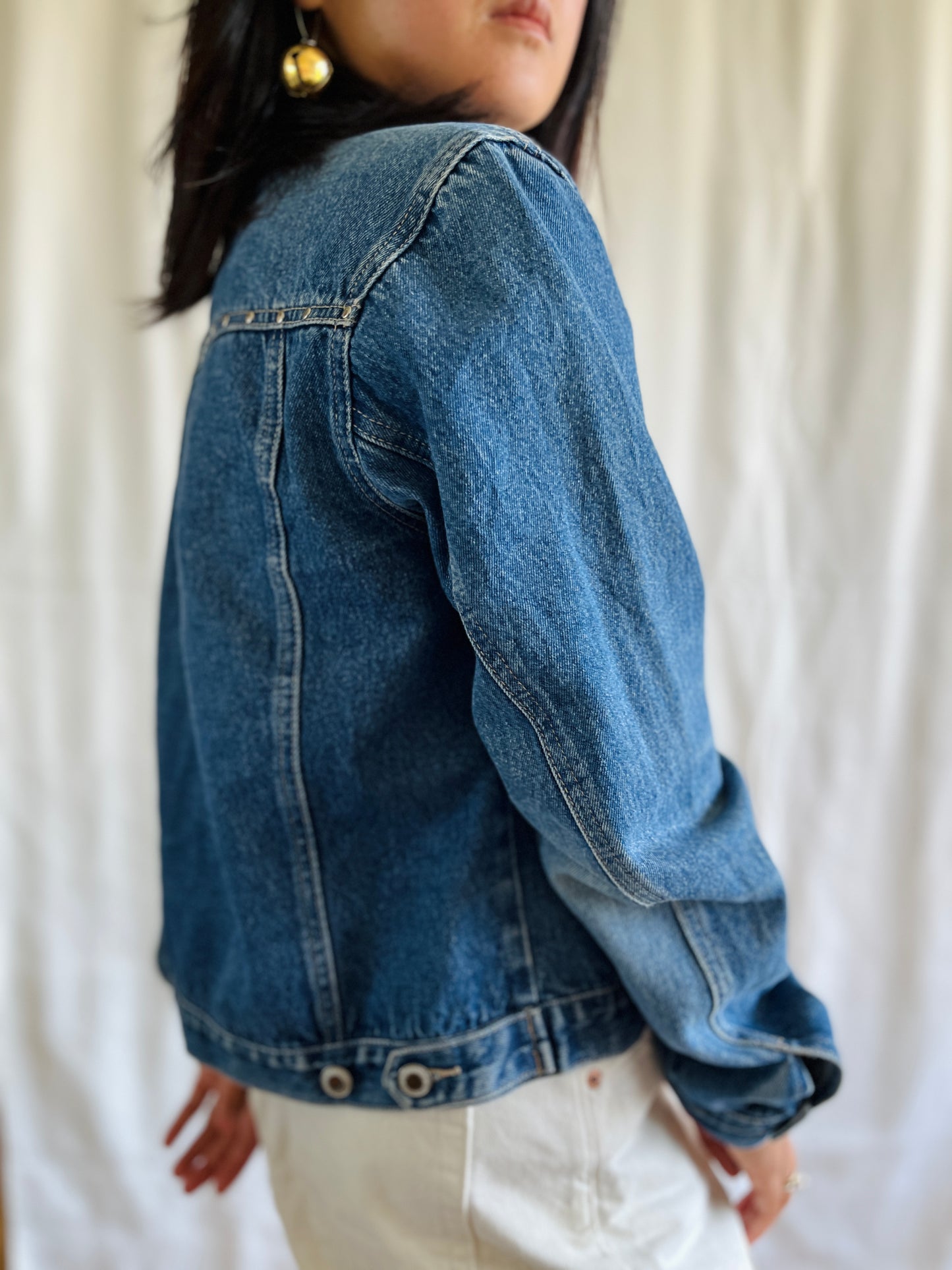Vintage Arizona Studs 90s Cool kid Denim Jacket Vintage Teen Italian Street Style