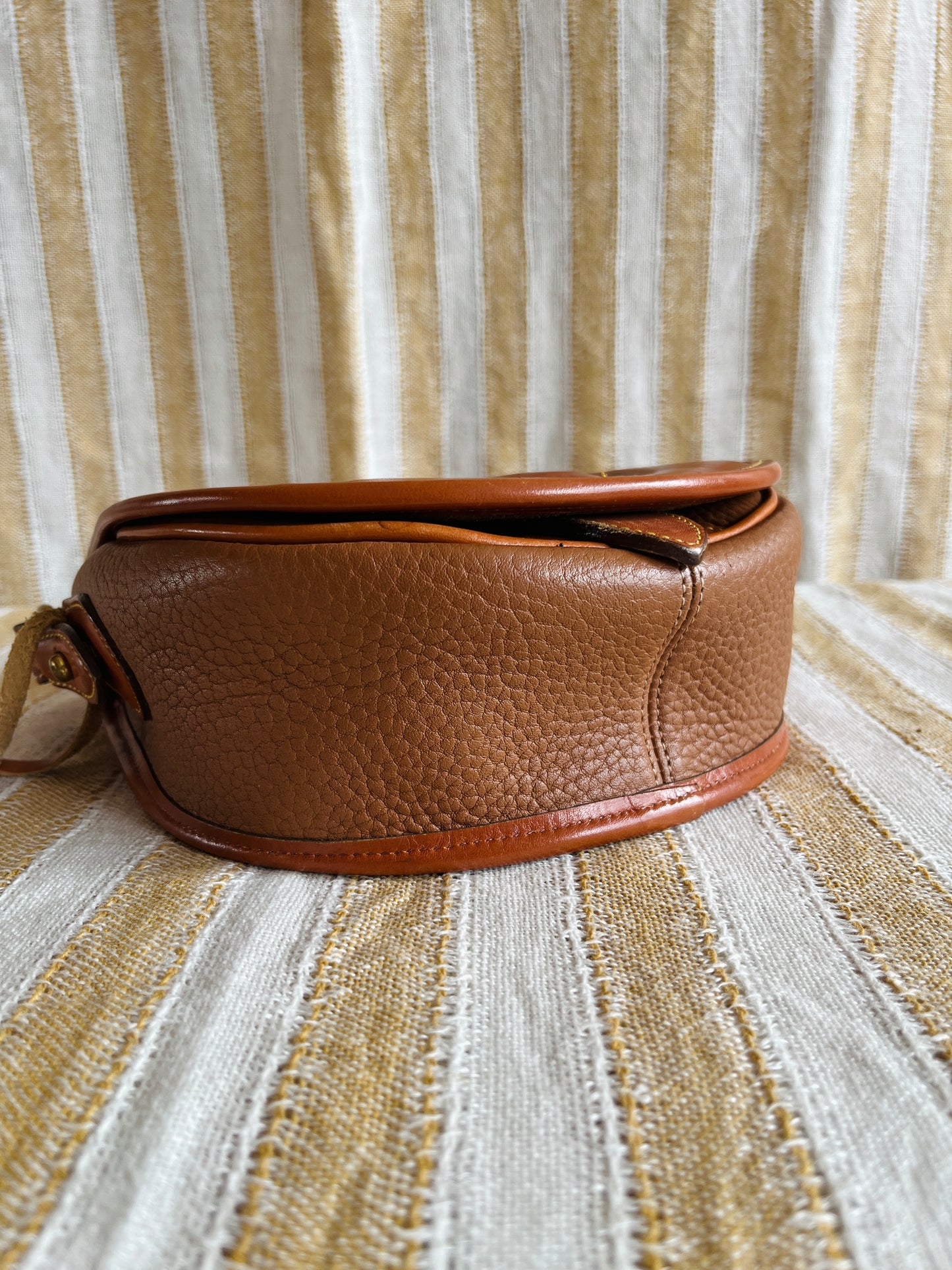 MINT All British Tan Flap Bag