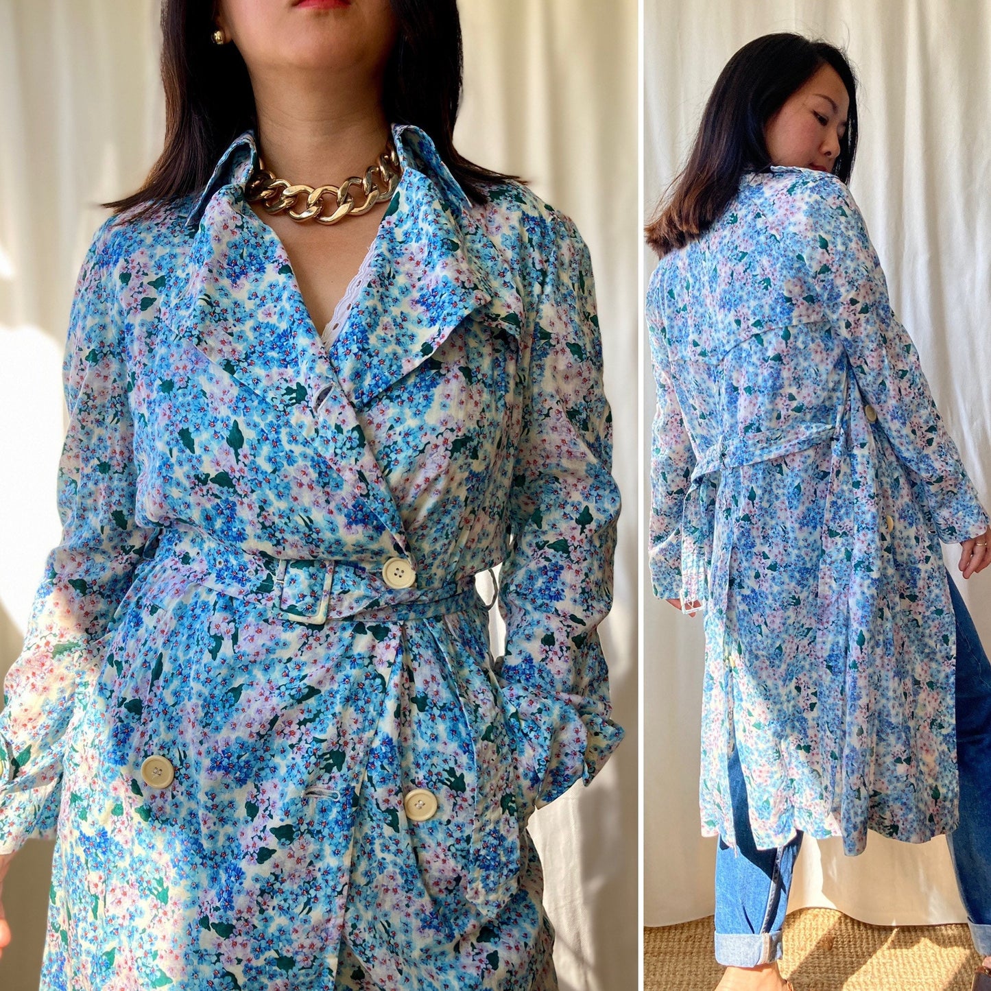 Vintage Paul Smith Blue label Trench Coat