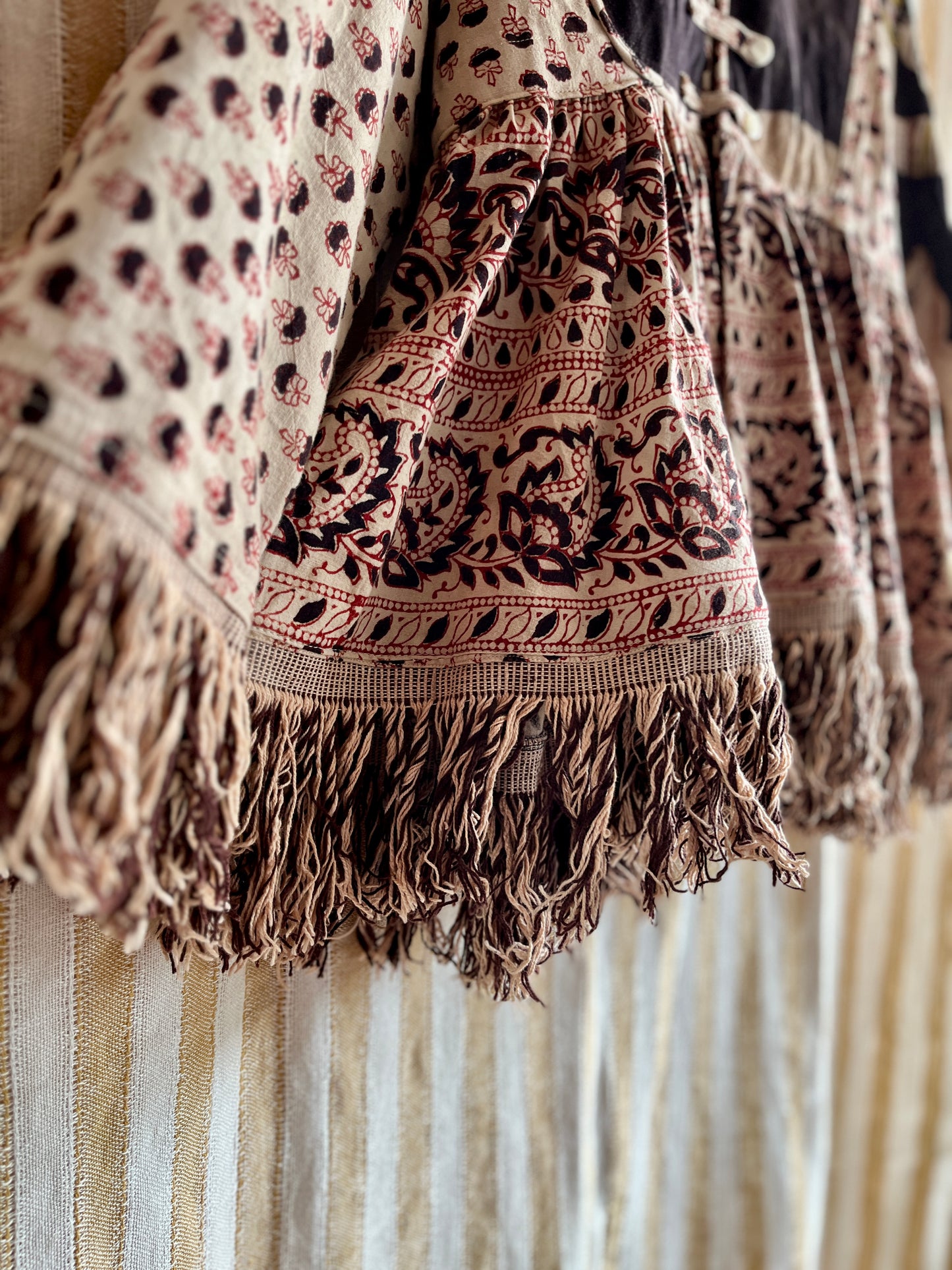 Goddess Jacket / Blouse made from vintage Indian Print