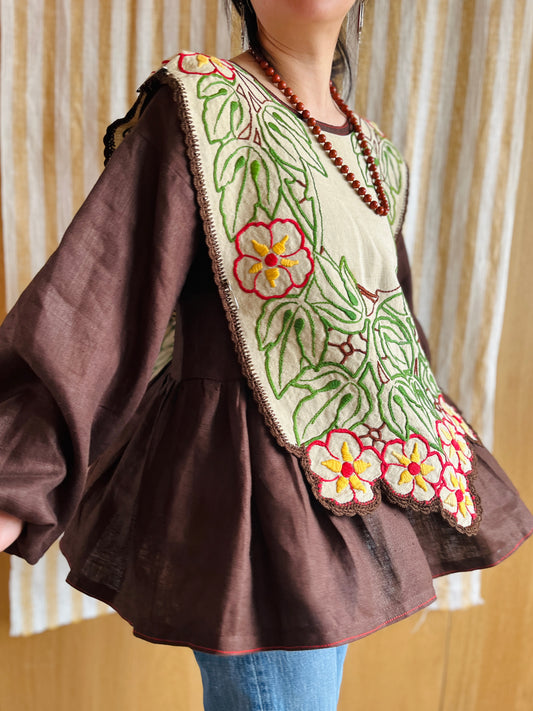 Antique Table Runner Mini Dress