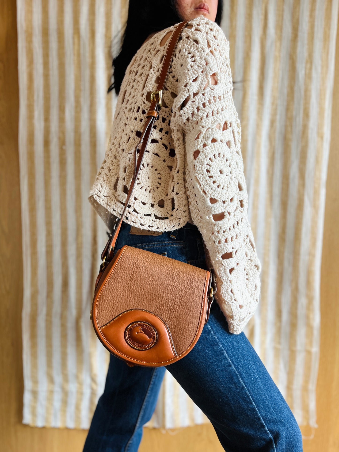 MINT All British Tan Flap Bag