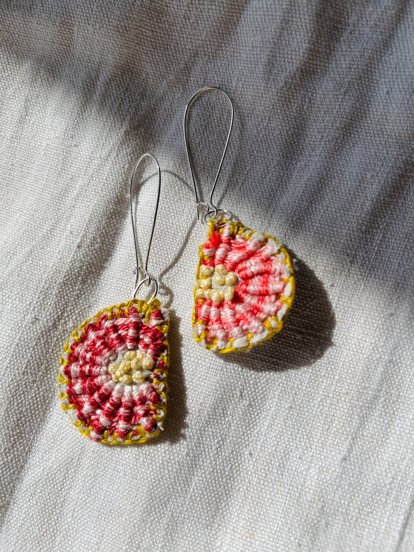 Pink jewels half moon