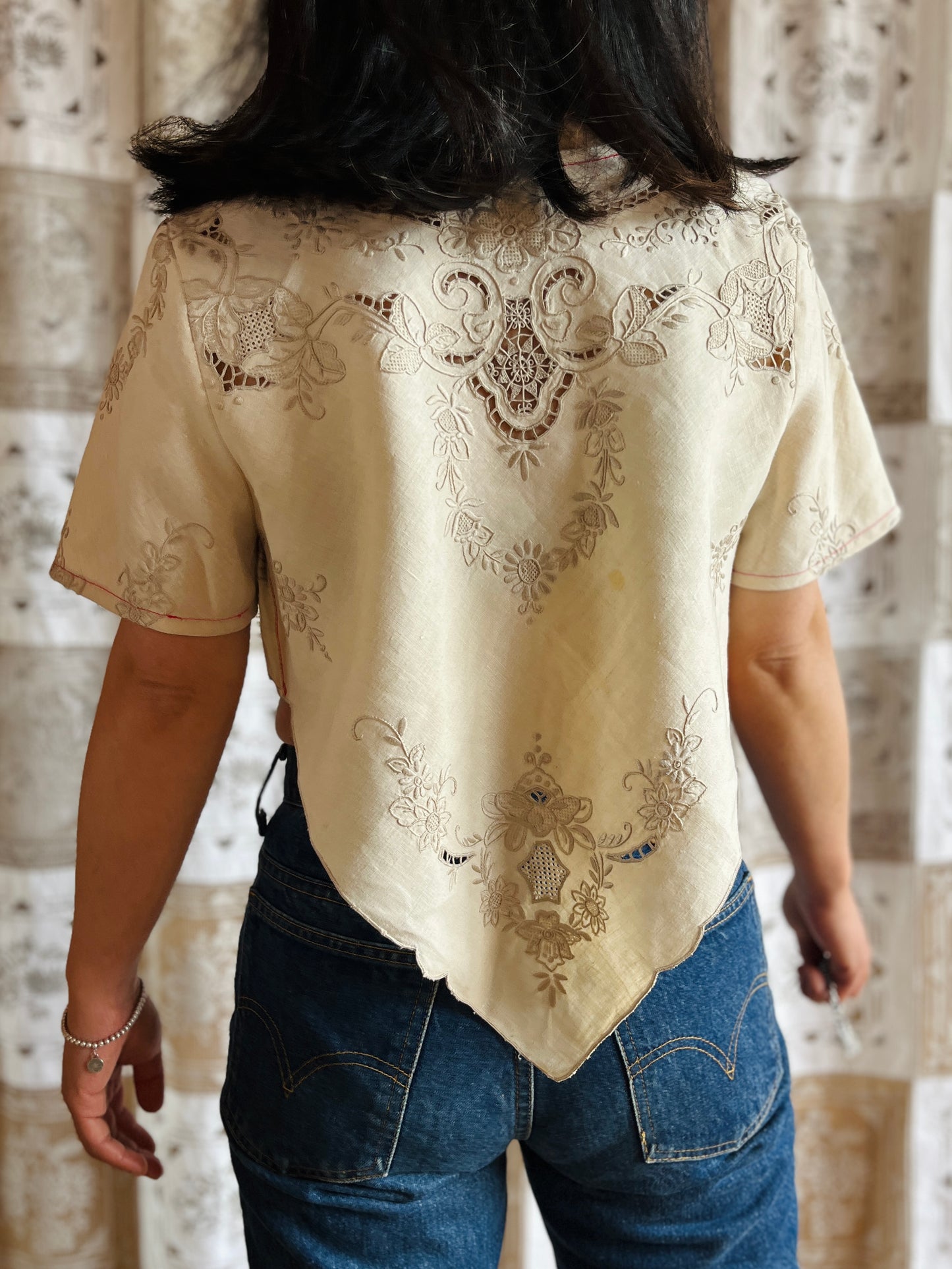 Diamond Top - Pearly Floral