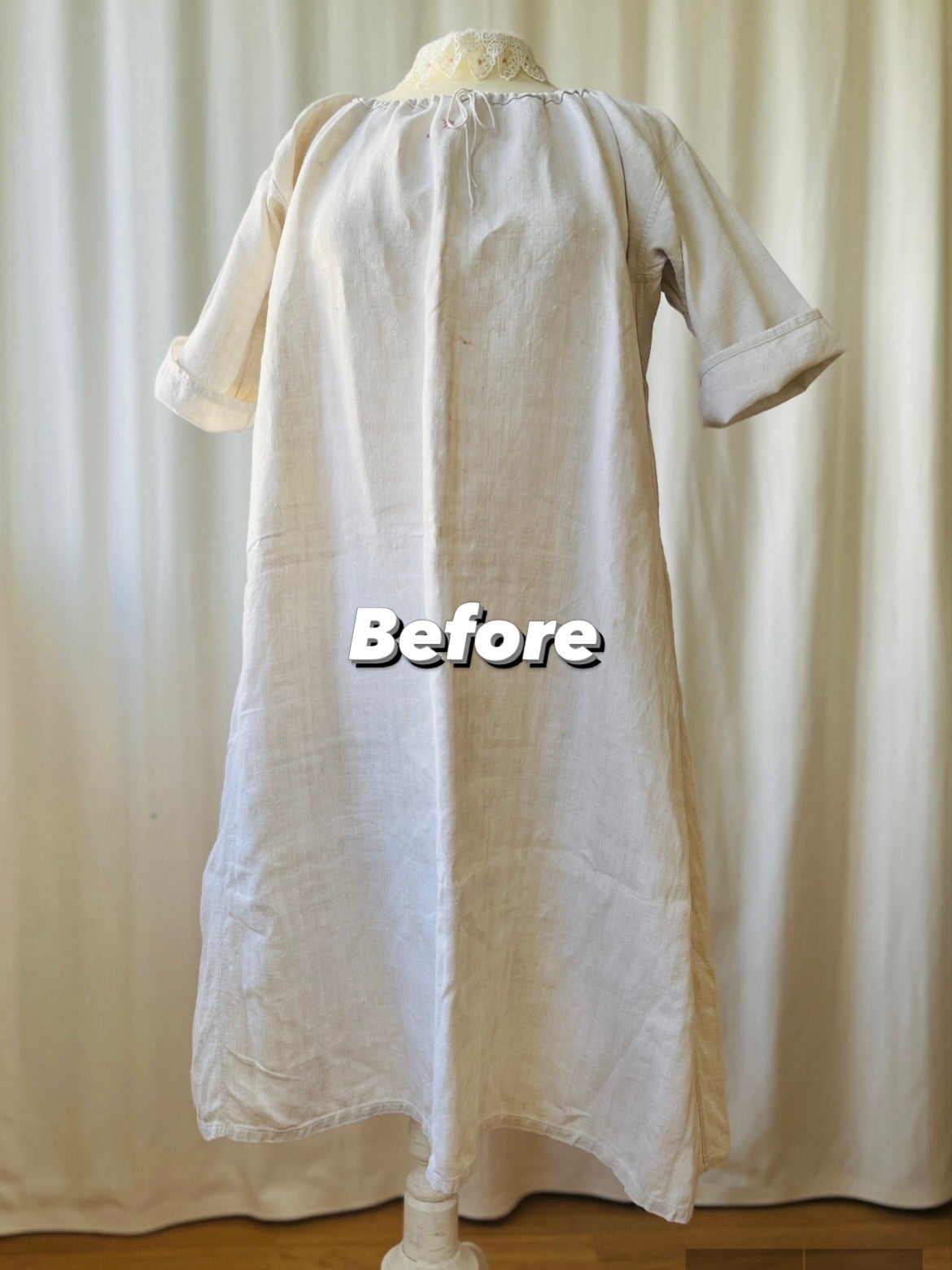 1920s French Nightgown turns Dolly Tunic