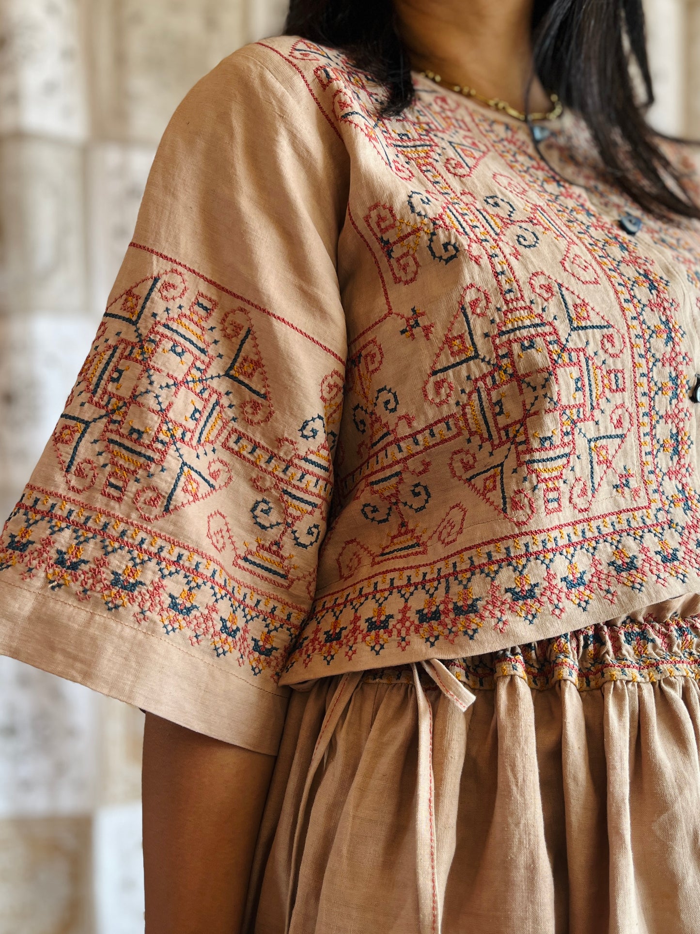 Full embroidery skirt set