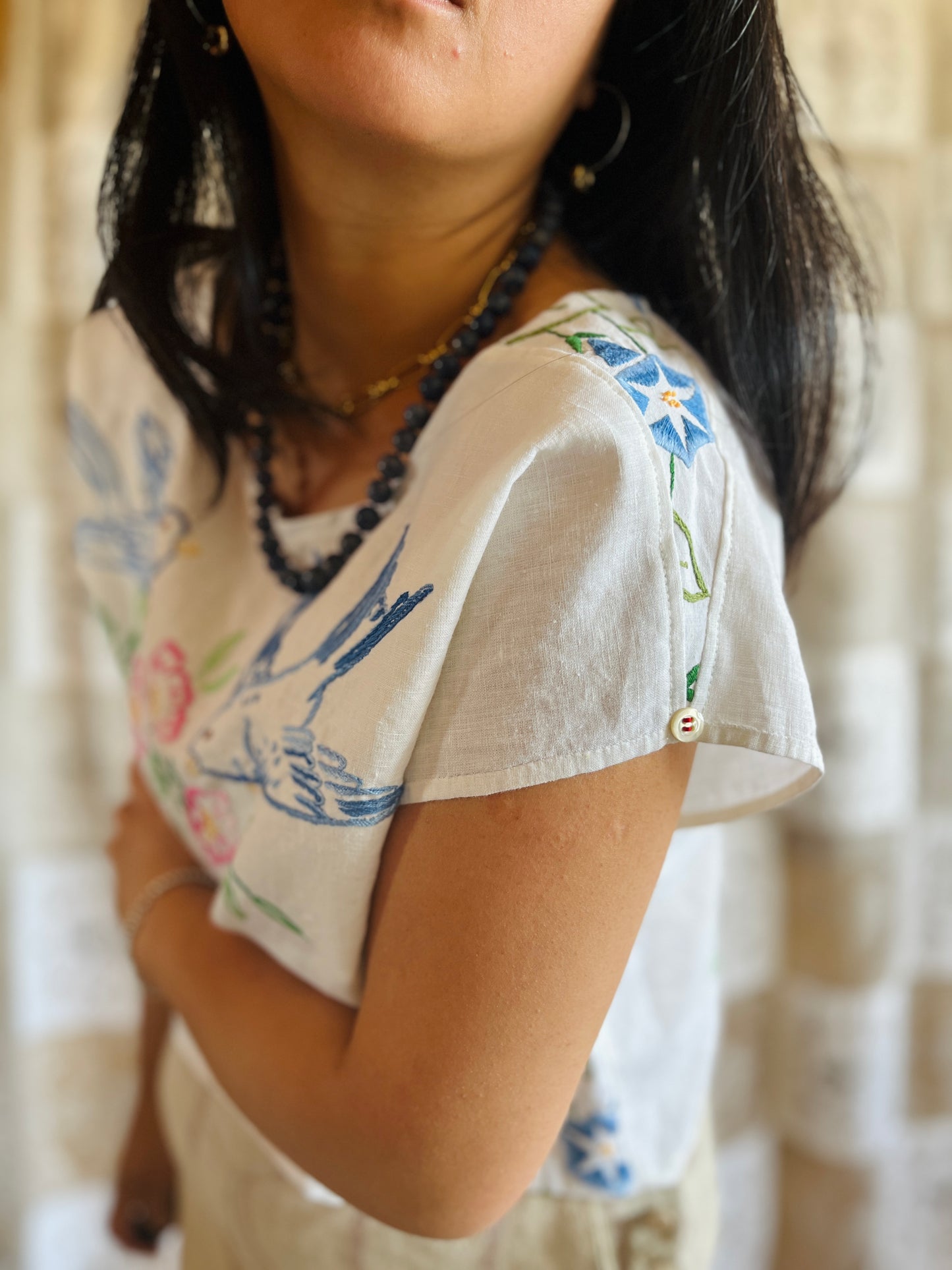 Blue birds tee