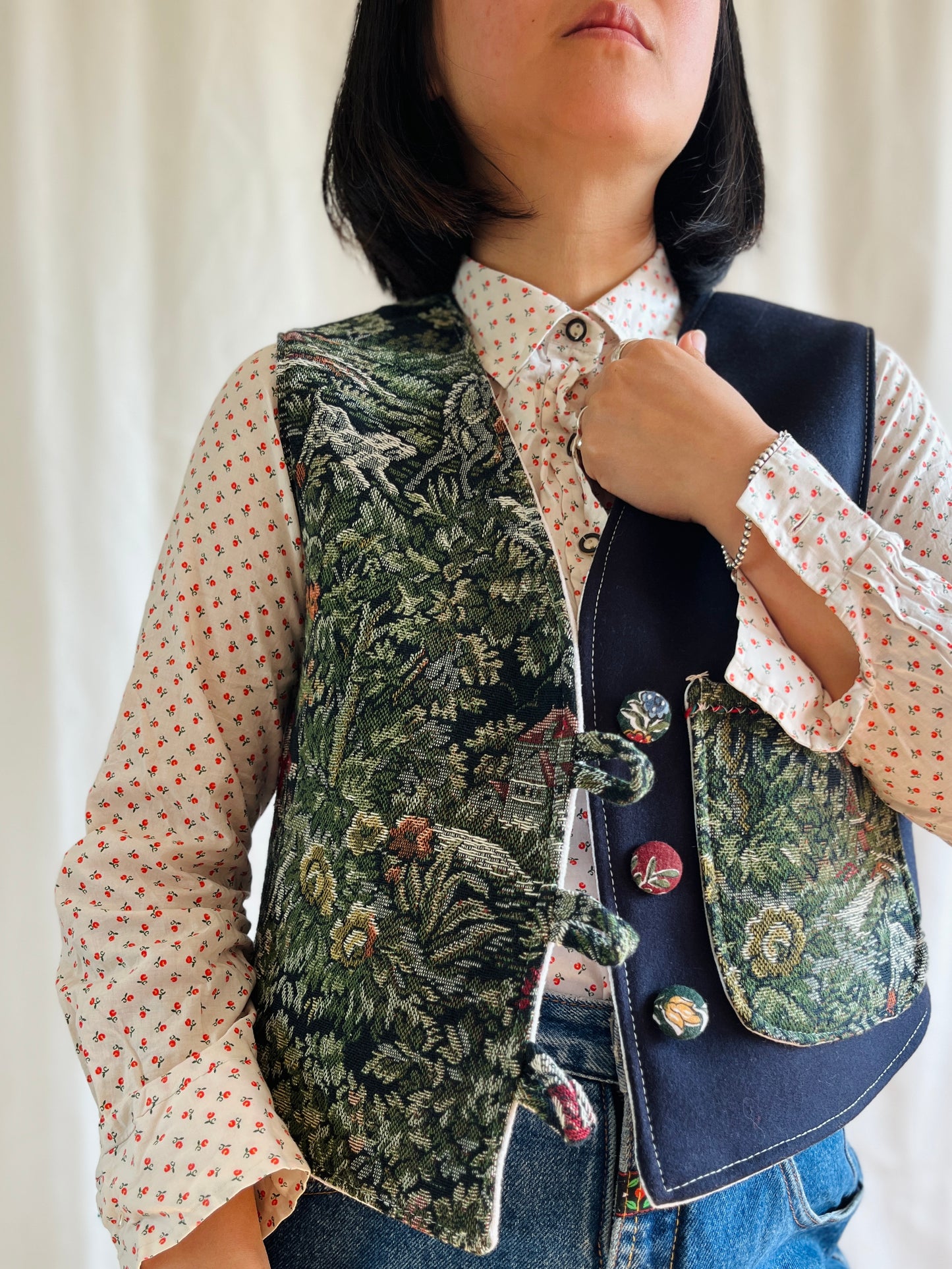 👒 Victorian hunting reversible waistcoat