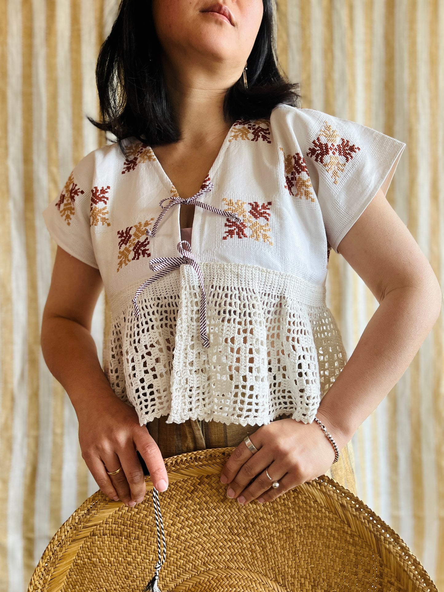 Crochet Dolly Cropped Top