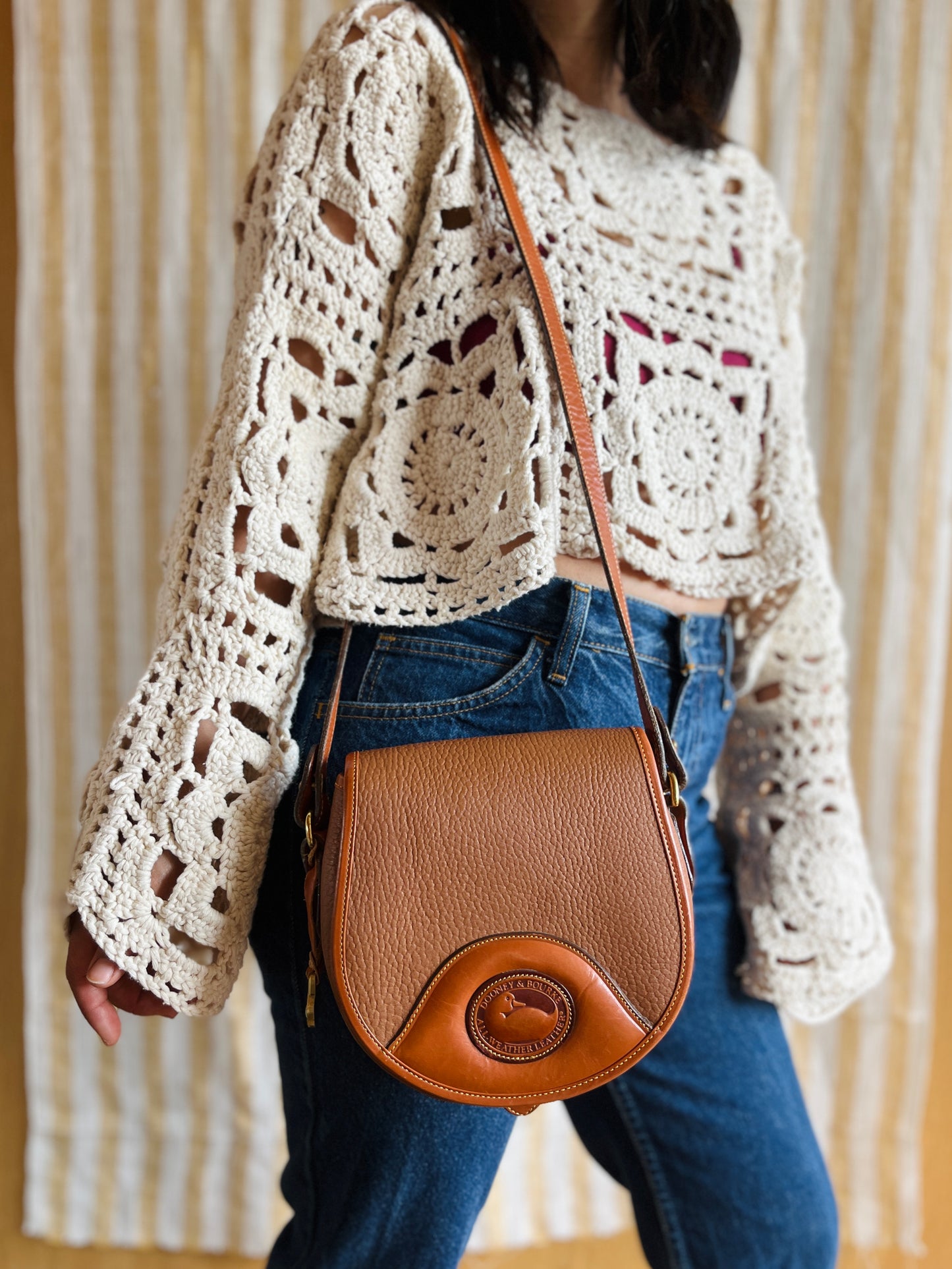 MINT All British Tan Flap Bag
