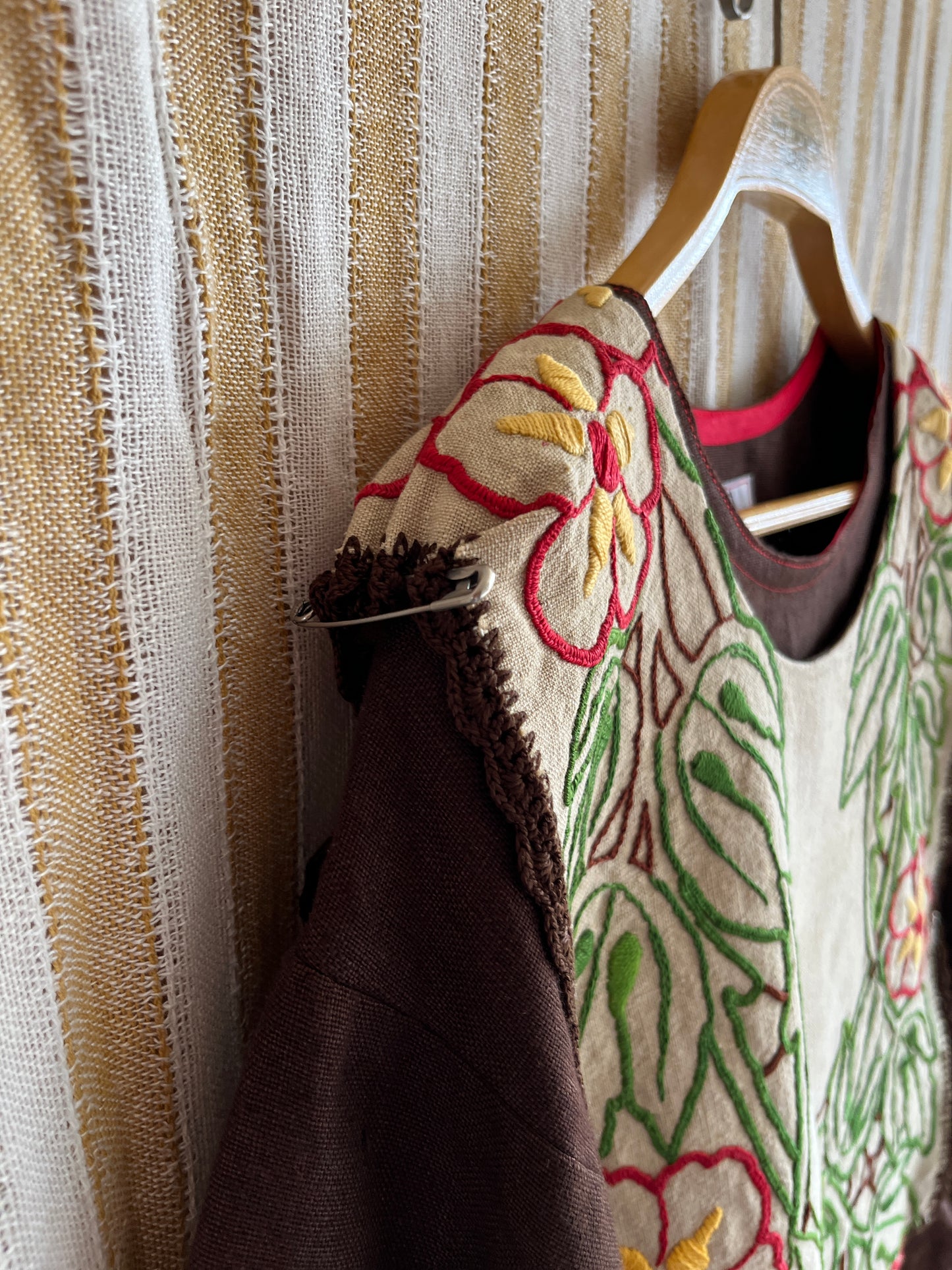 Antique Table Runner Mini Dress