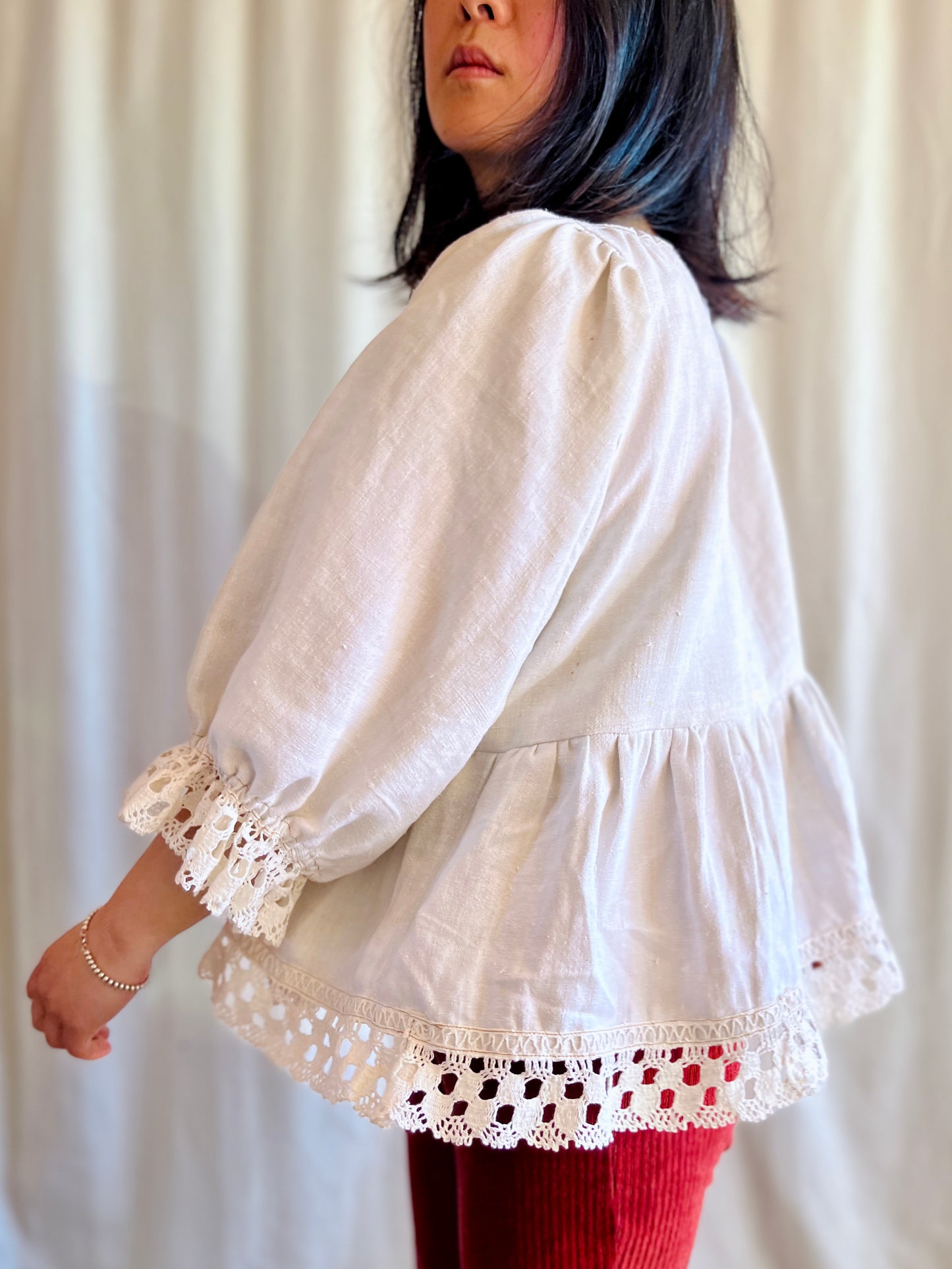1920s French Nightgown turns Dolly Tunic