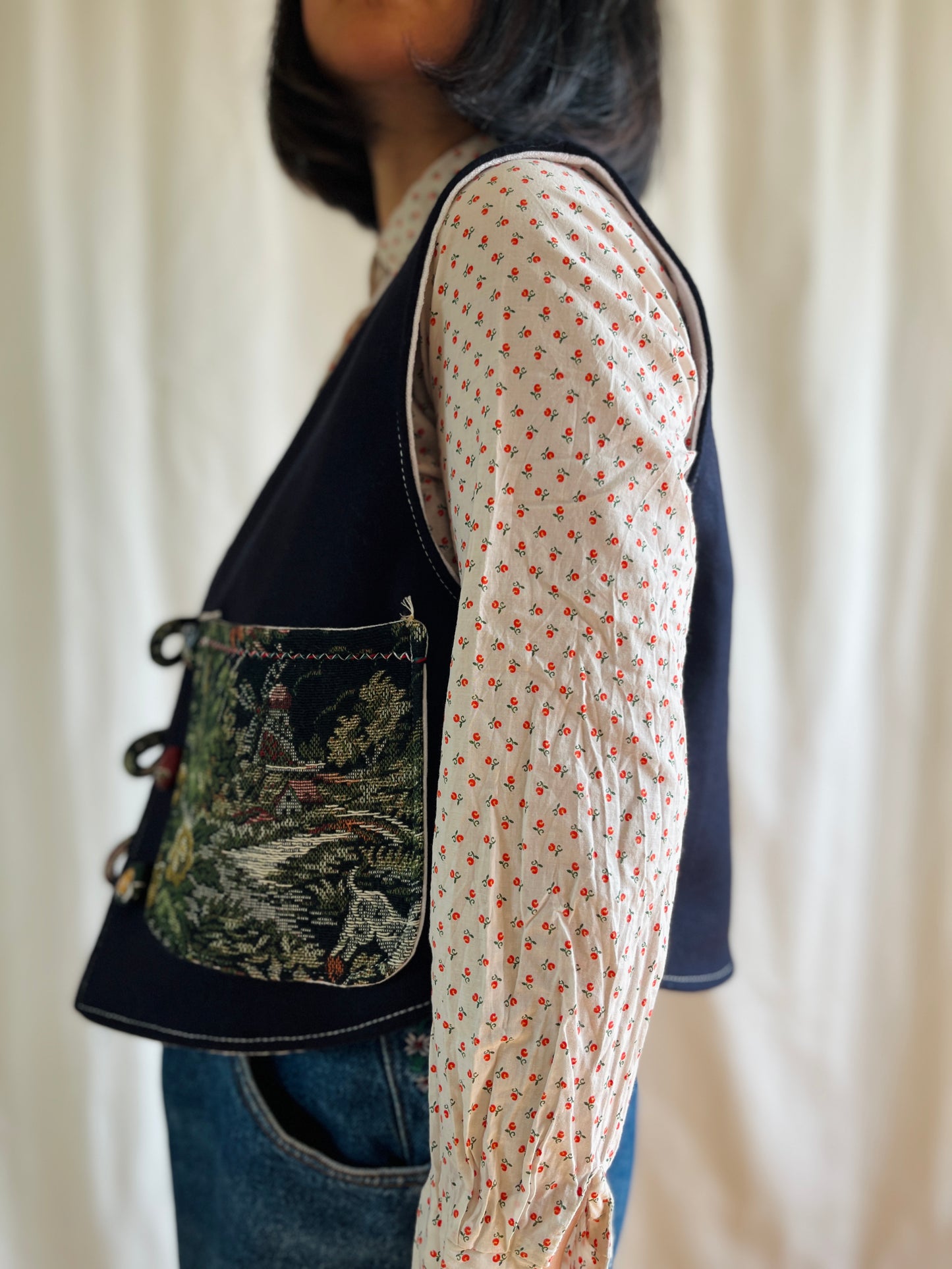 👒 Victorian hunting reversible waistcoat