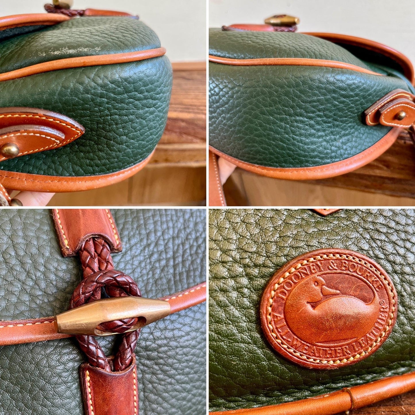 Extraordinarily Rare Loden Saddle Bag