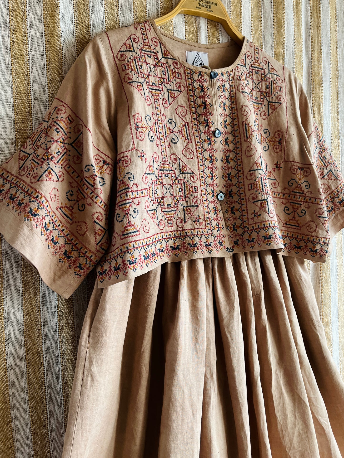 Full embroidery skirt set