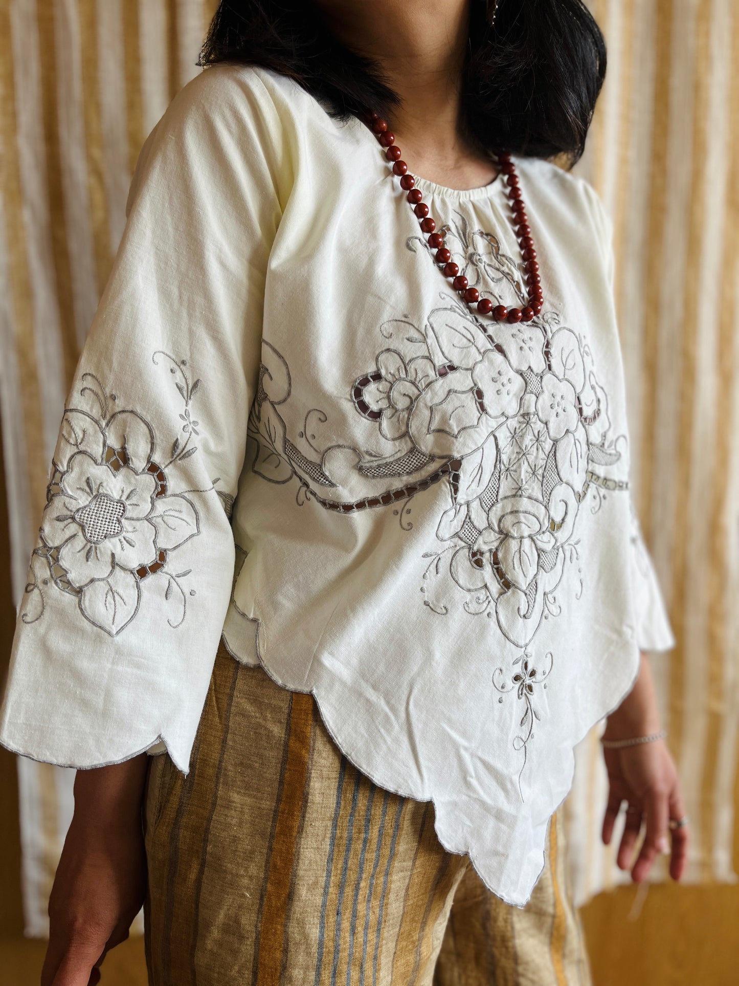 Diamond Top (Reversible) Butter Yellow Cotton