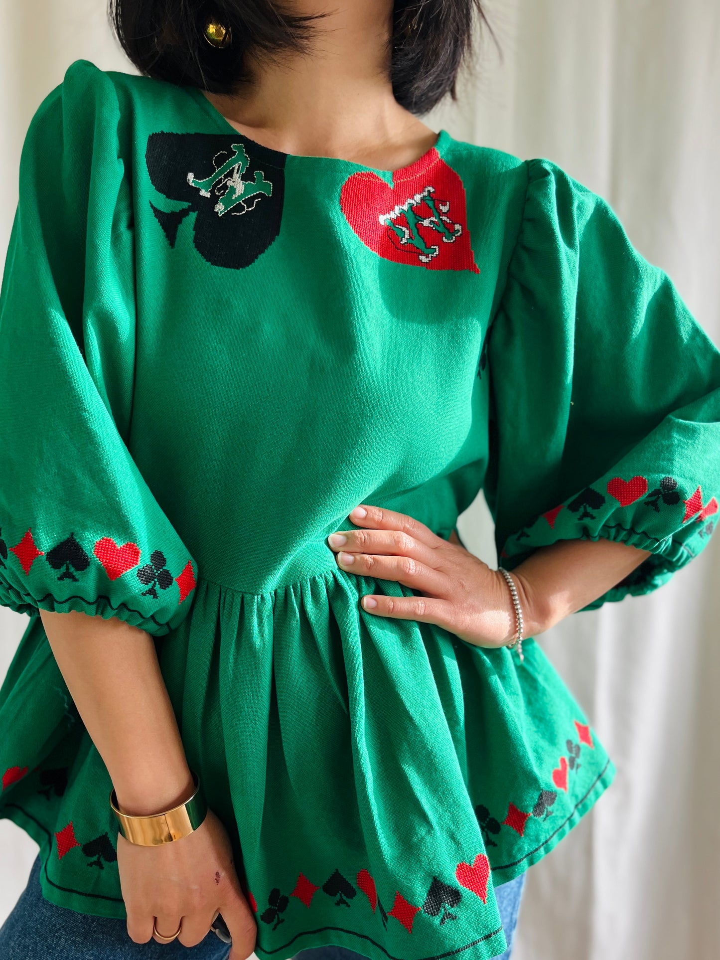 🎴 Poker Night Blouse