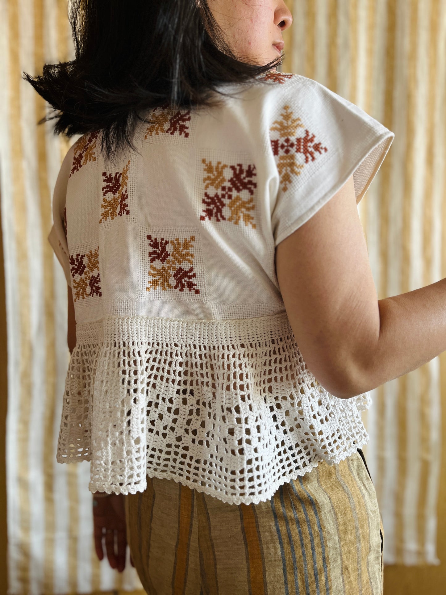 Crochet Dolly Cropped Top