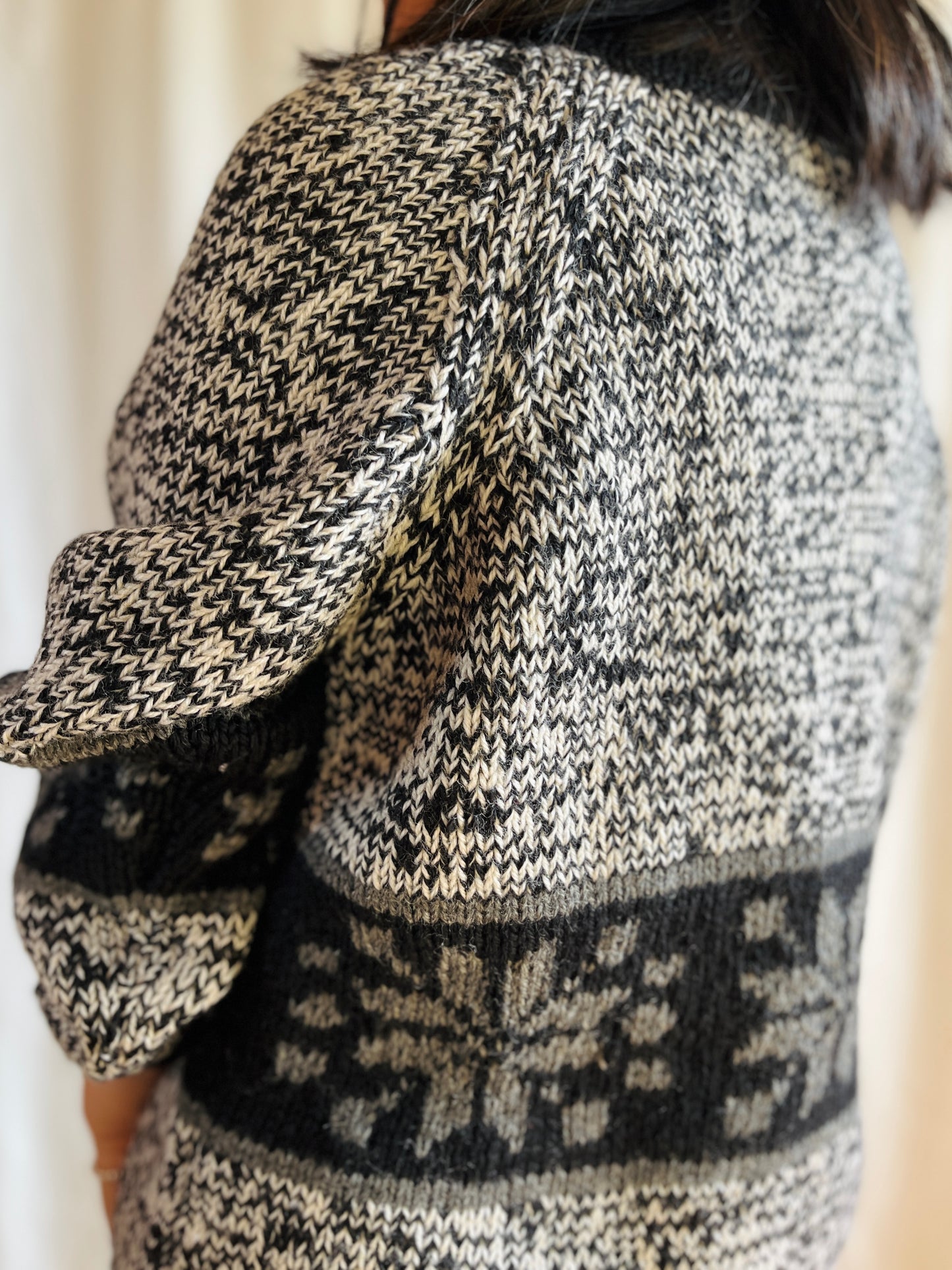 Swiss made Weinberg Zürich hand knitted boyfriend jumper