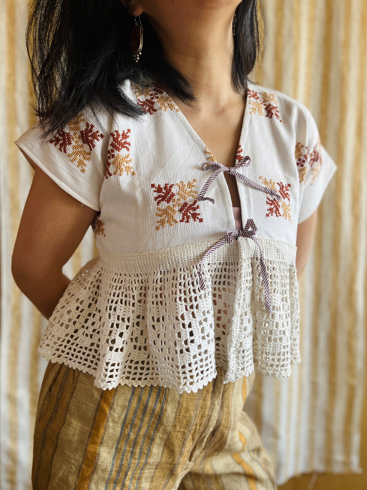 Crochet Dolly Cropped Top