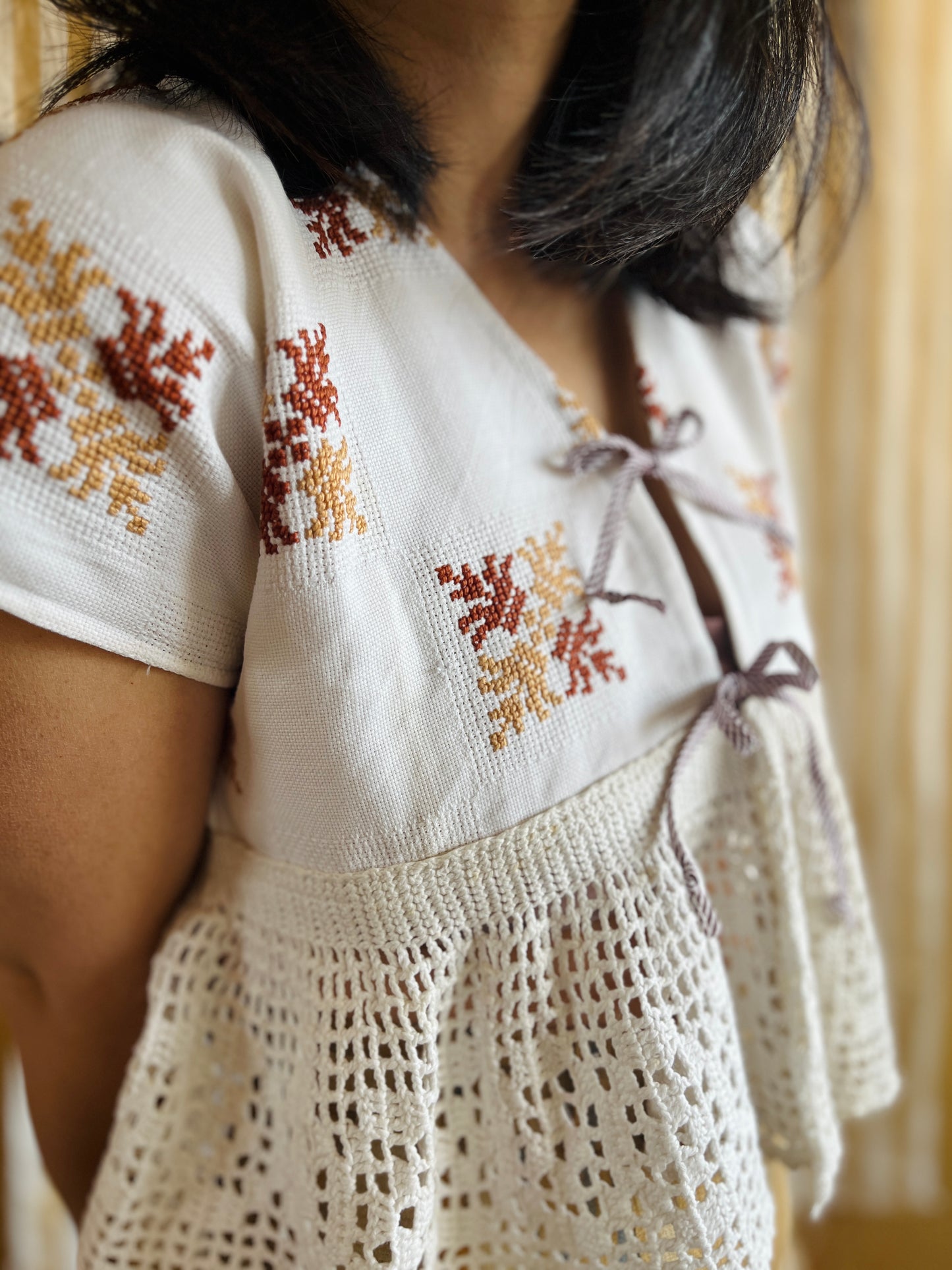 Crochet Dolly Cropped Top