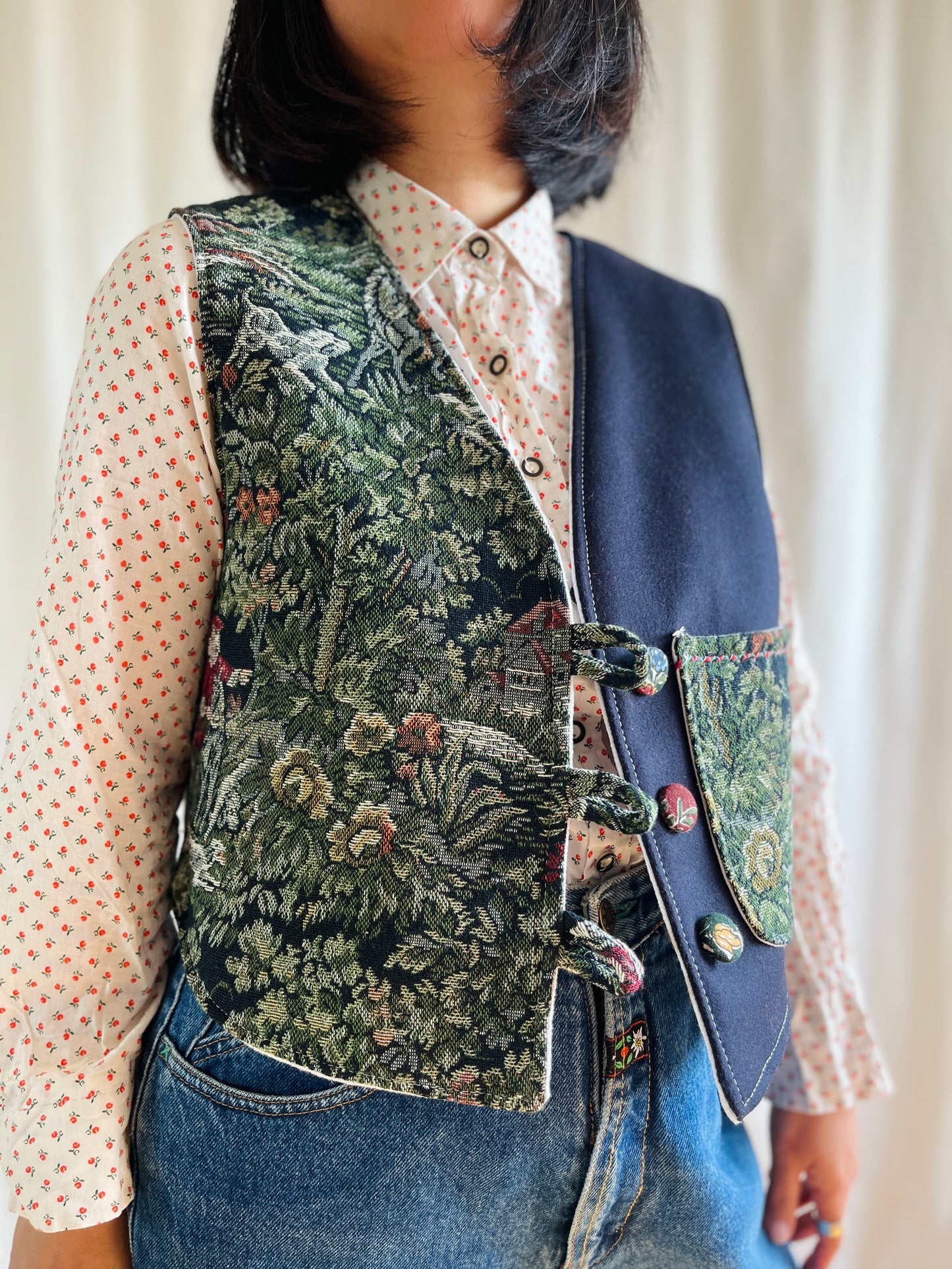 👒 Victorian hunting reversible waistcoat
