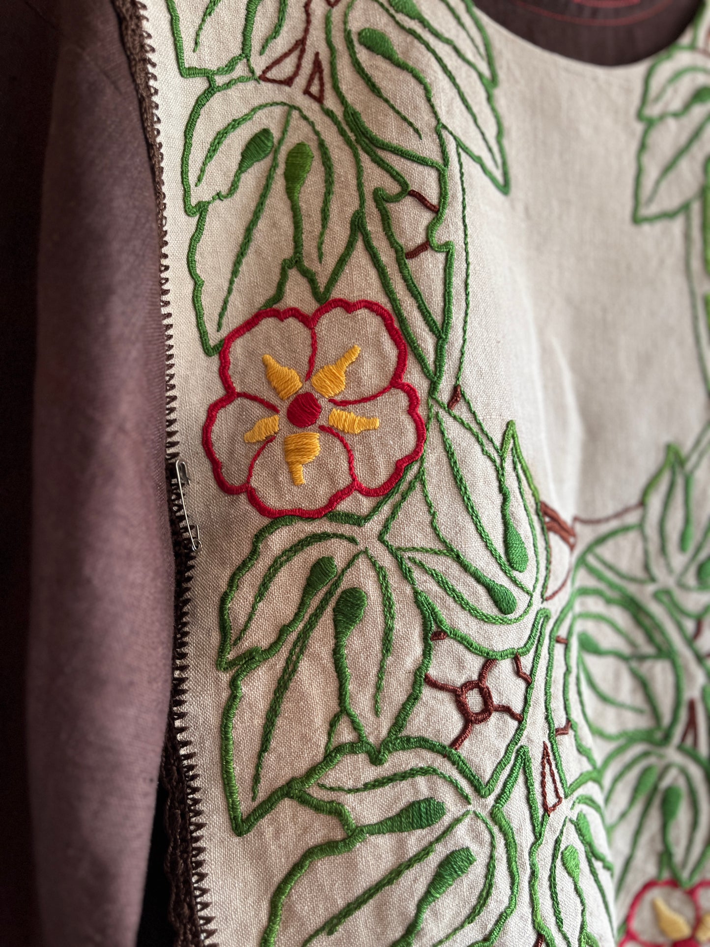Antique Table Runner Mini Dress