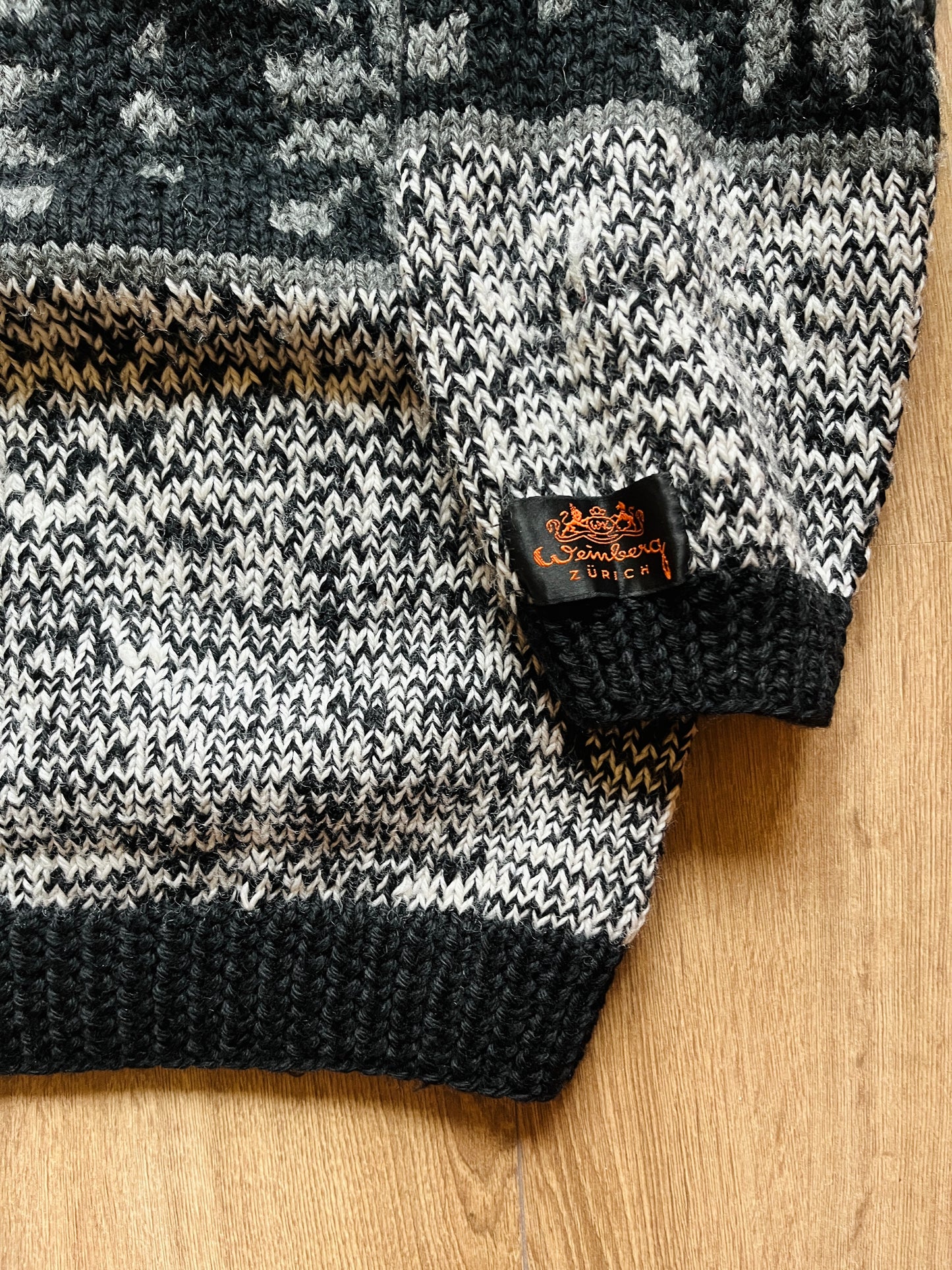 Swiss made Weinberg Zürich hand knitted boyfriend jumper