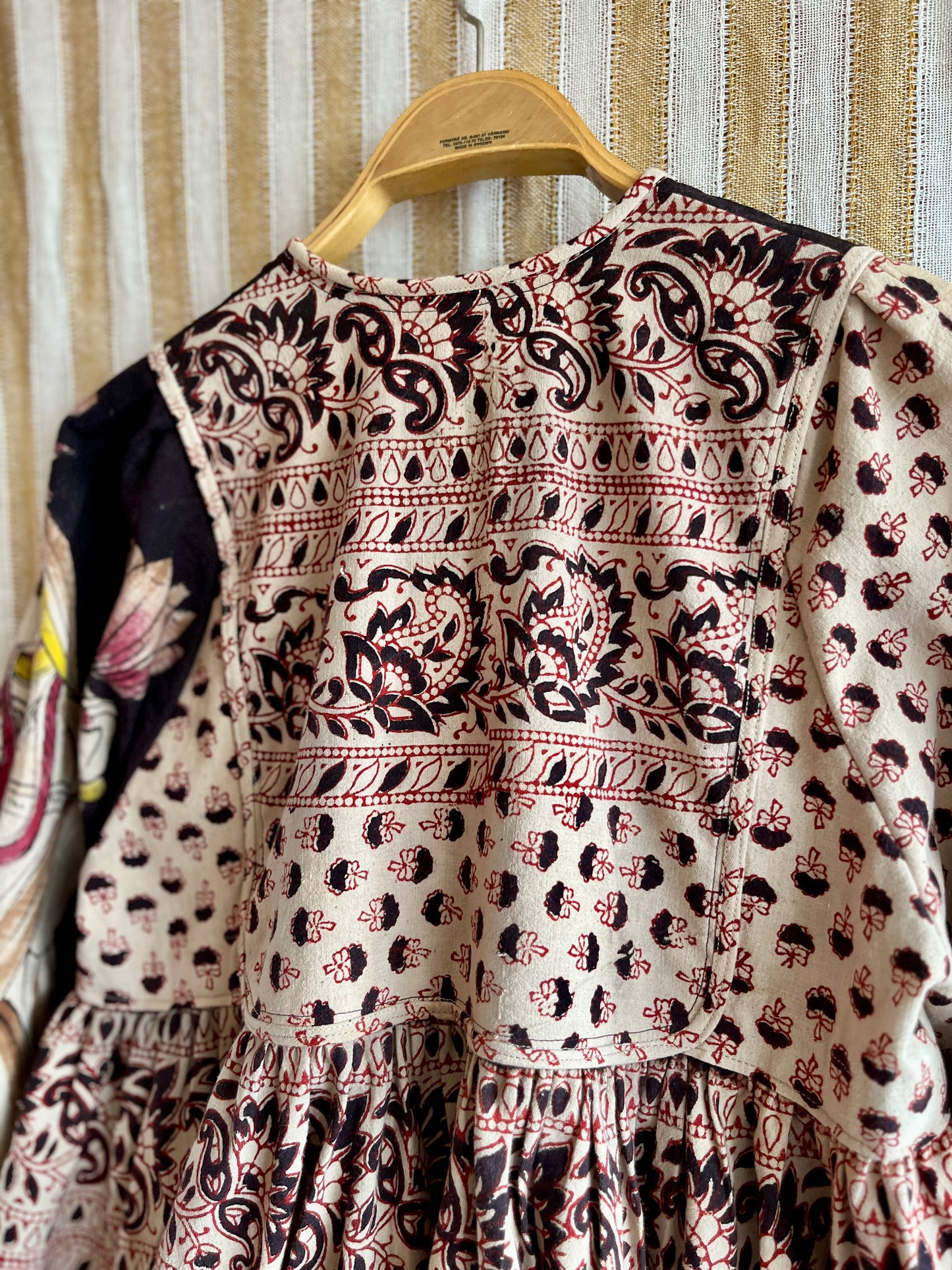 Goddess Jacket / Blouse made from vintage Indian Print