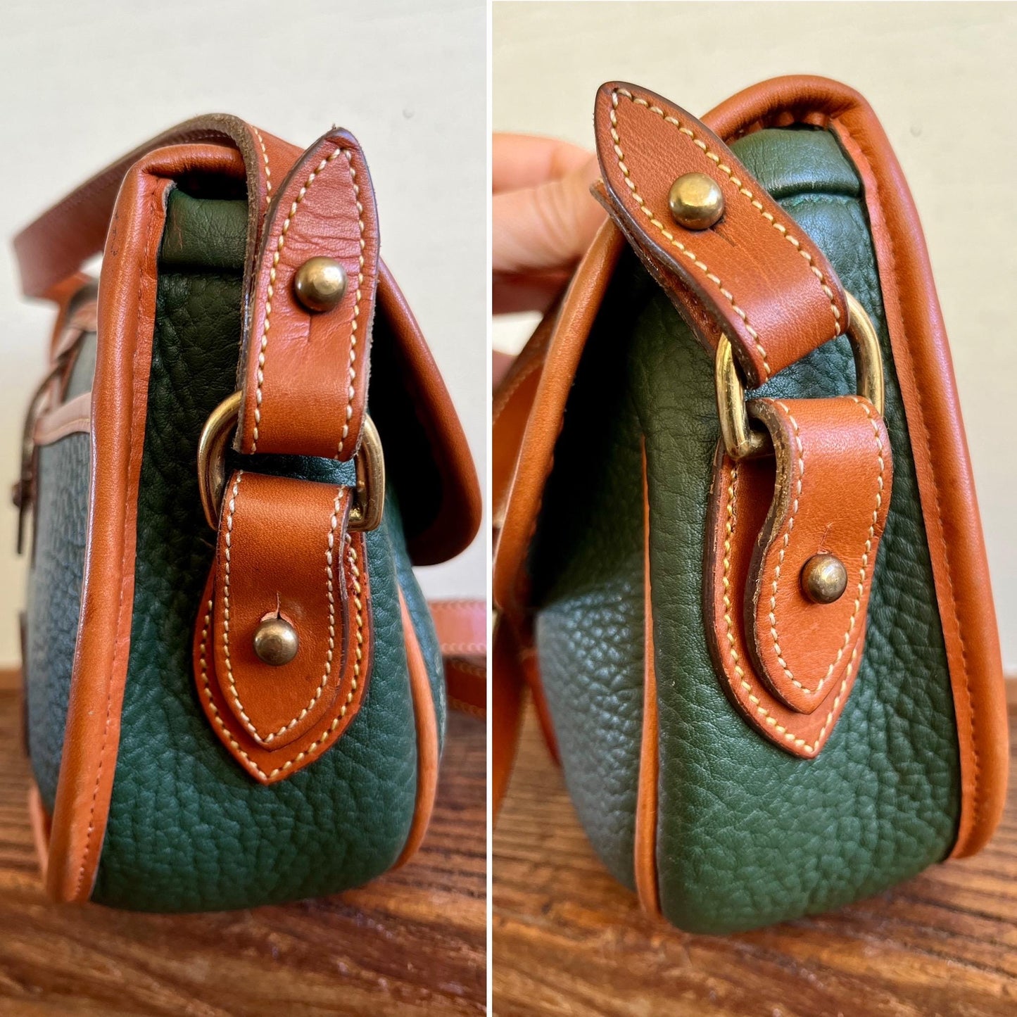 Extraordinarily Rare Loden Saddle Bag