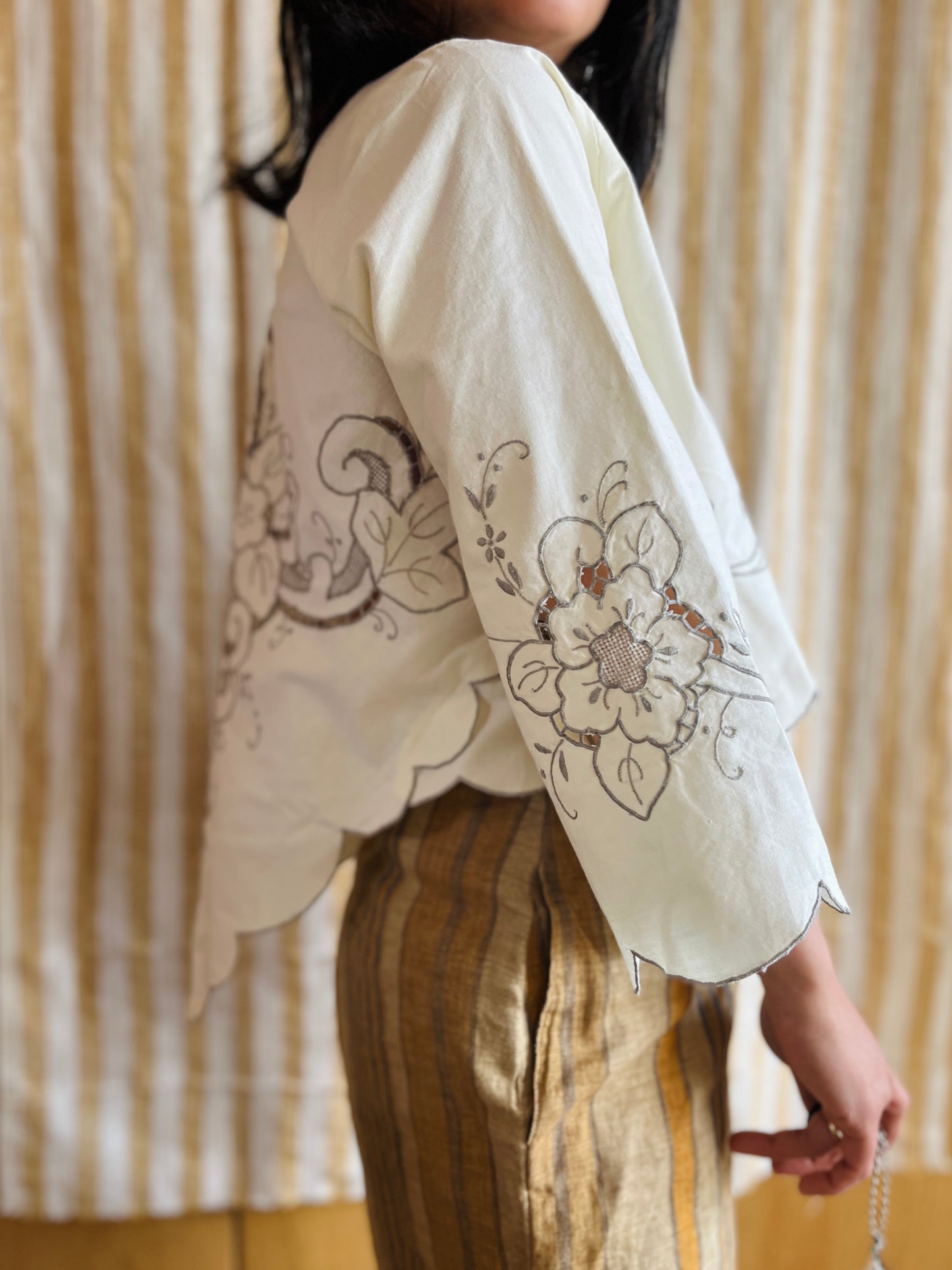 Diamond Top (Reversible) Butter Yellow Cotton