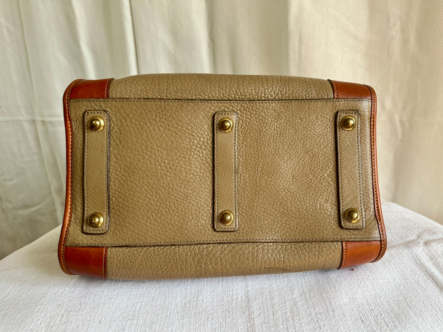 Pre tag Taupe/British Tan Gladstone Doctor's Bag Satchel