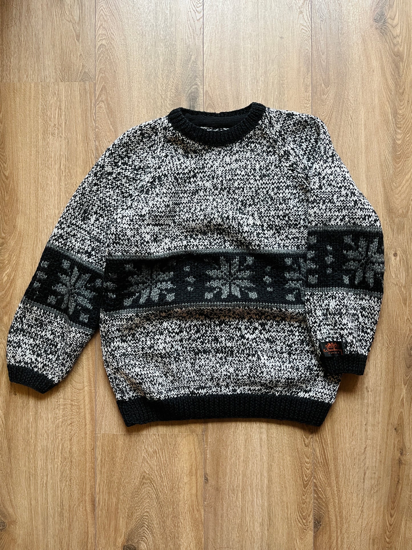 Swiss made Weinberg Zürich hand knitted boyfriend jumper