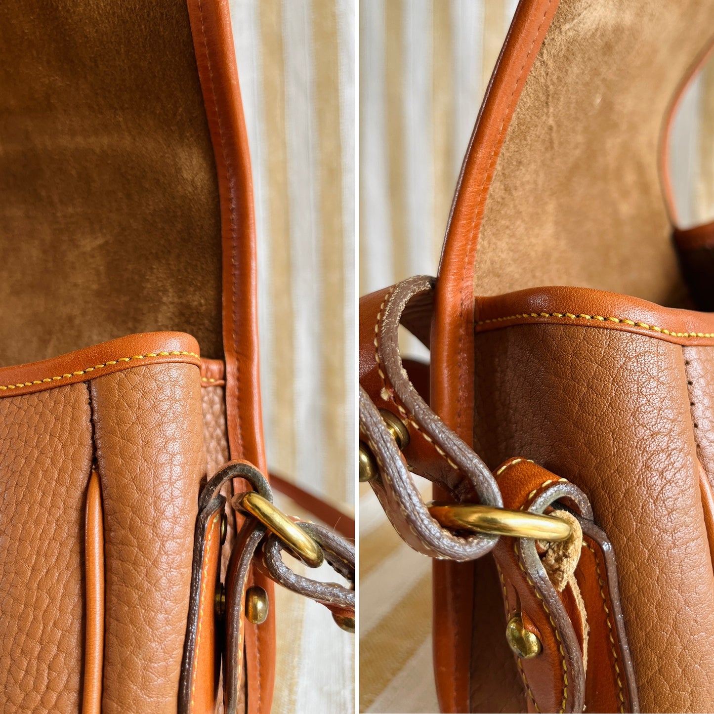 MINT All British Tan Flap Bag