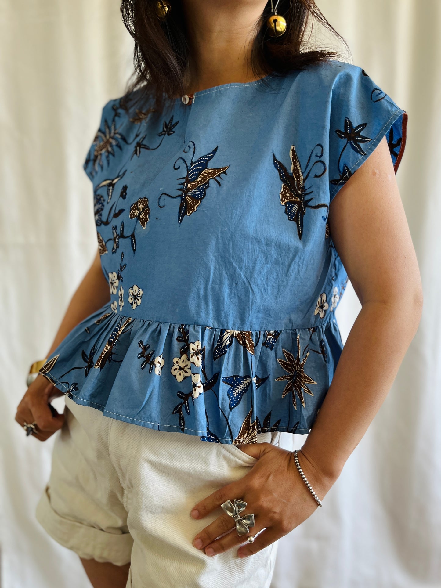 ✨ Vintage Batik Dolly Top