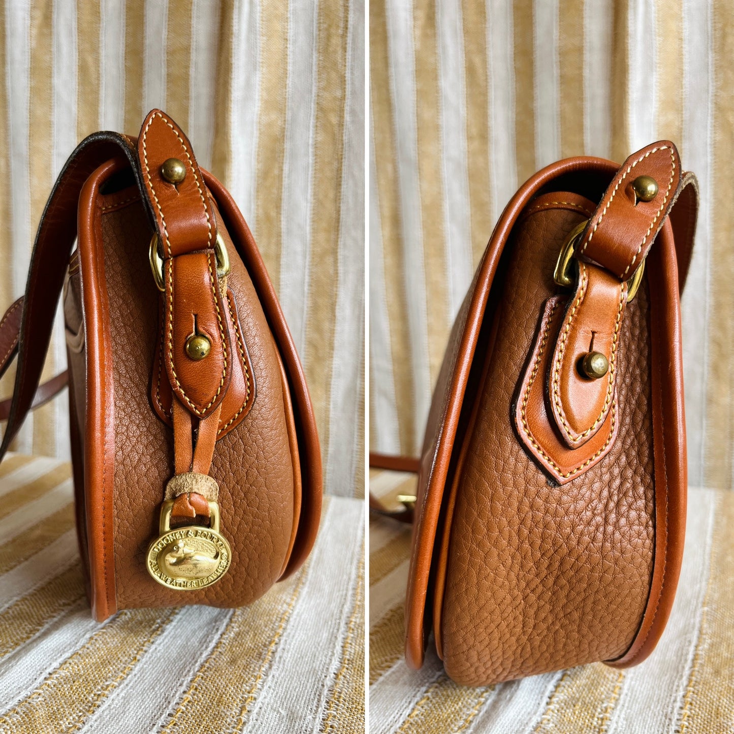 MINT All British Tan Flap Bag