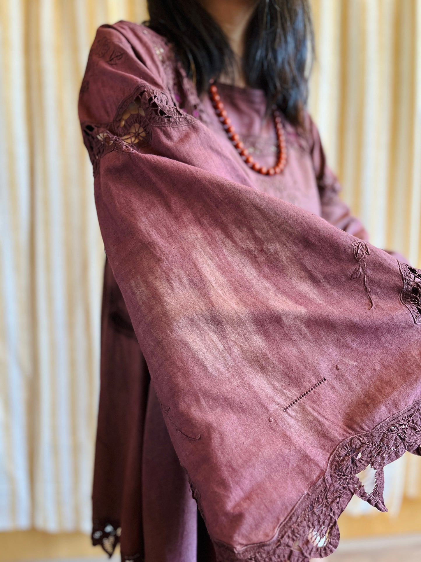 Passion Dyes - Circular crochet bell sleeve blouse
