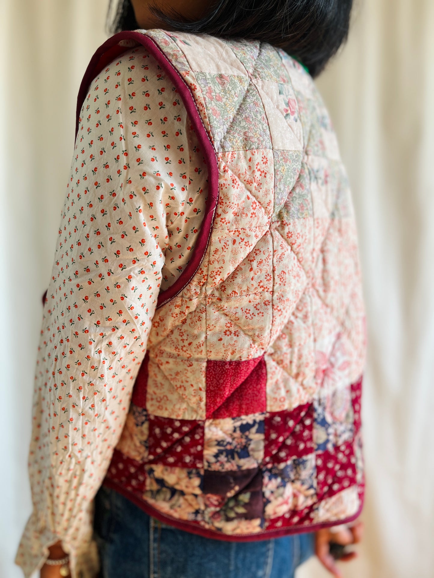 👒 Vintage Hand quilt vest