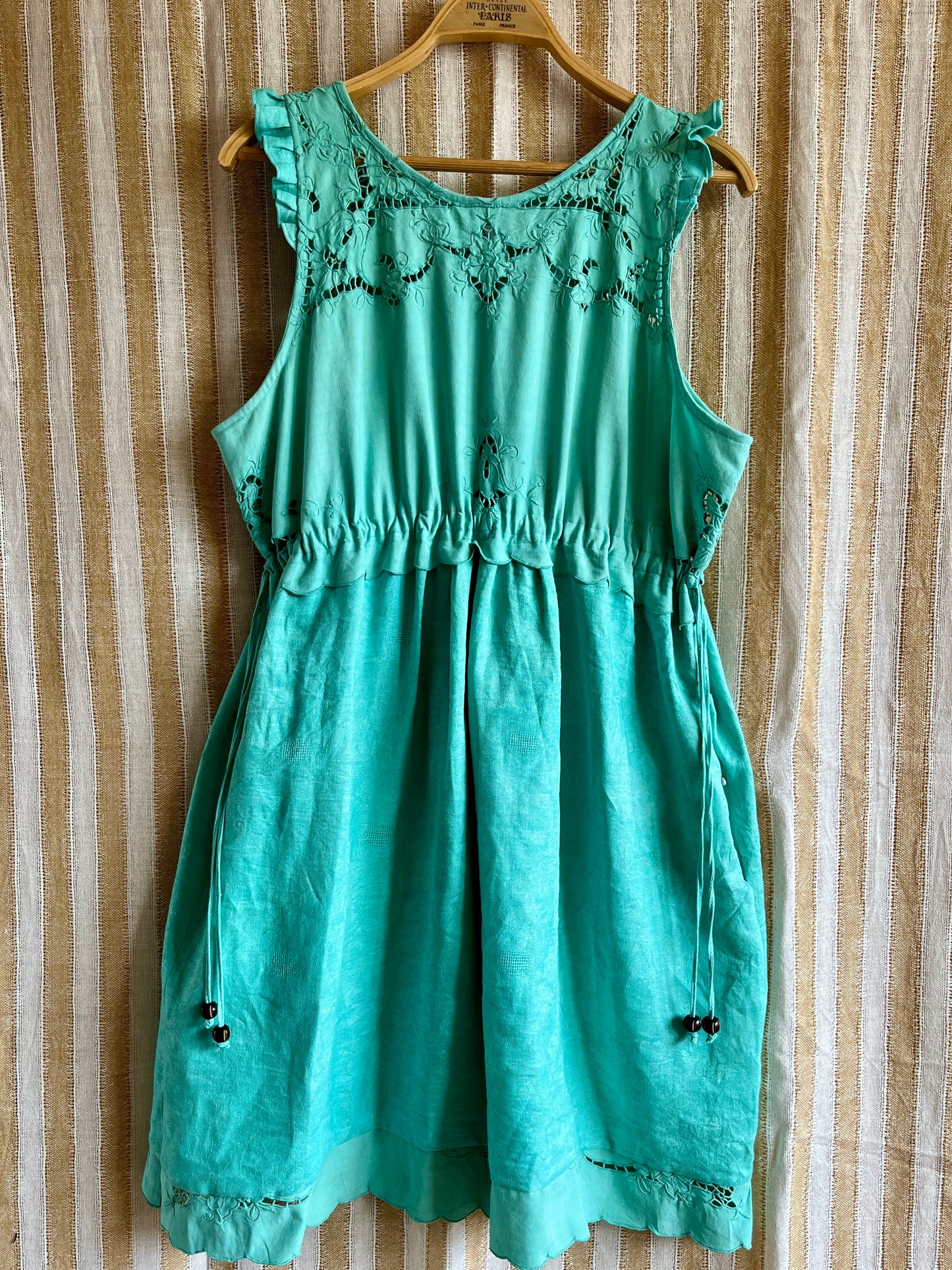 Passion Dyes - Turquoise cut work dress