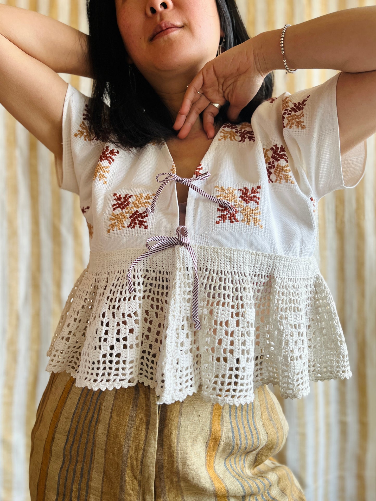 Crochet Dolly Cropped Top
