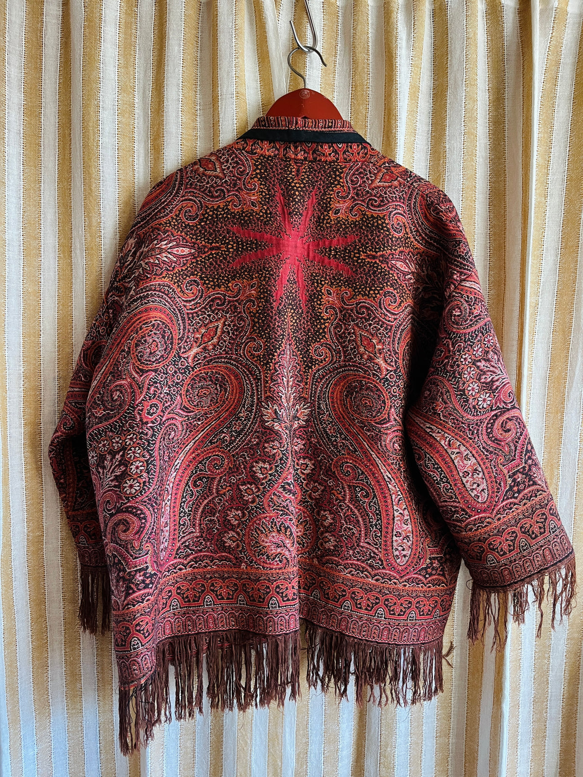 Antique Worteldoek Wool Kimono Jacket