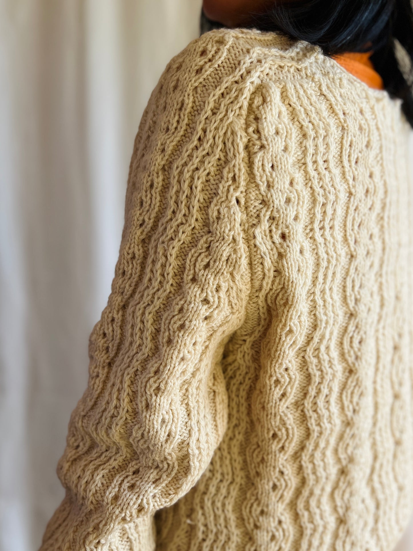 80s handknitted Soft wool Sweater