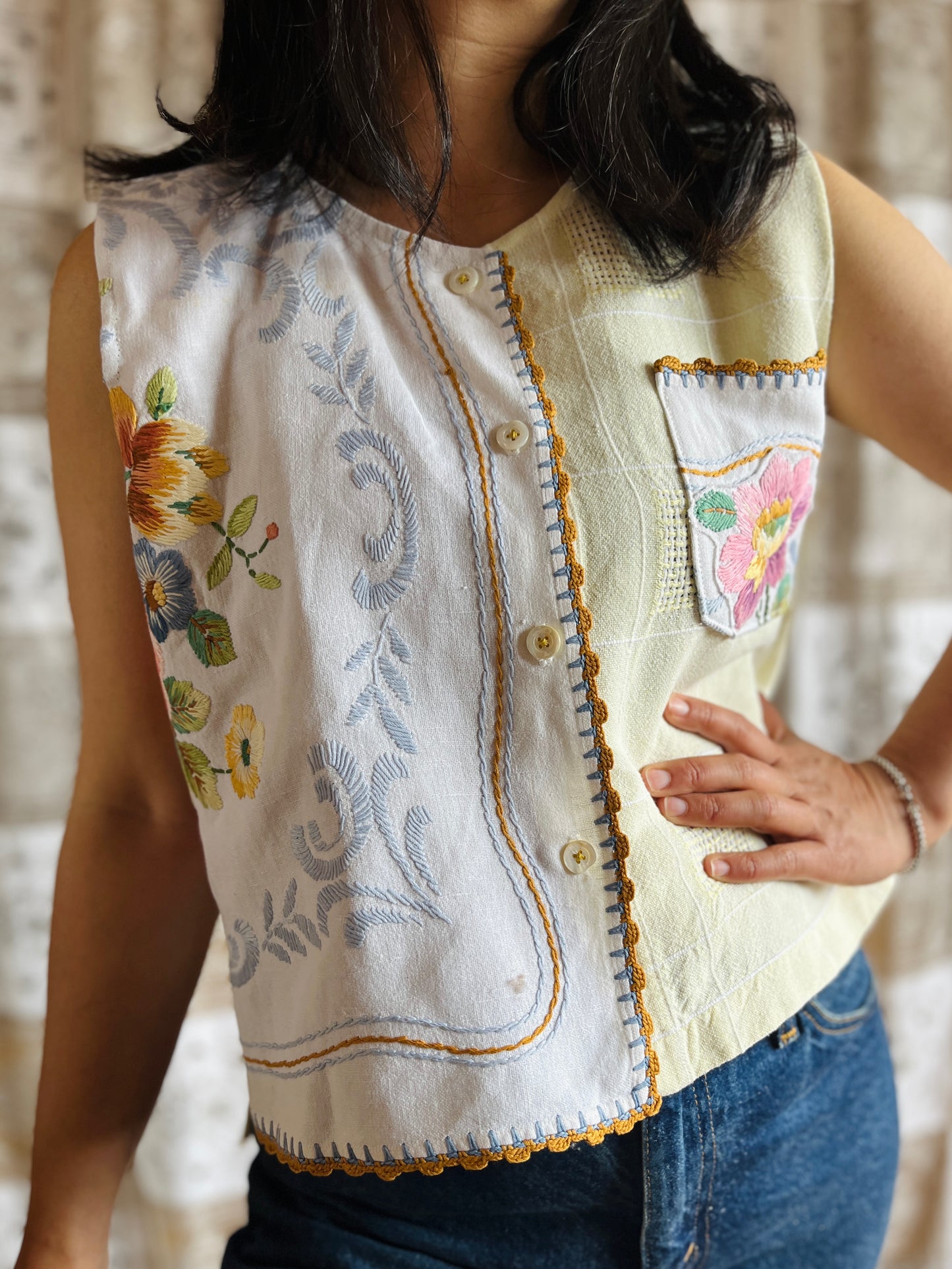Simplicity Patchwork Vest