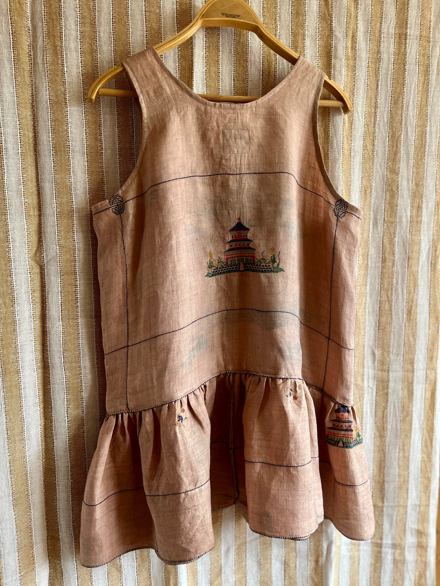 Passion Dyes - Rice linen sun dress